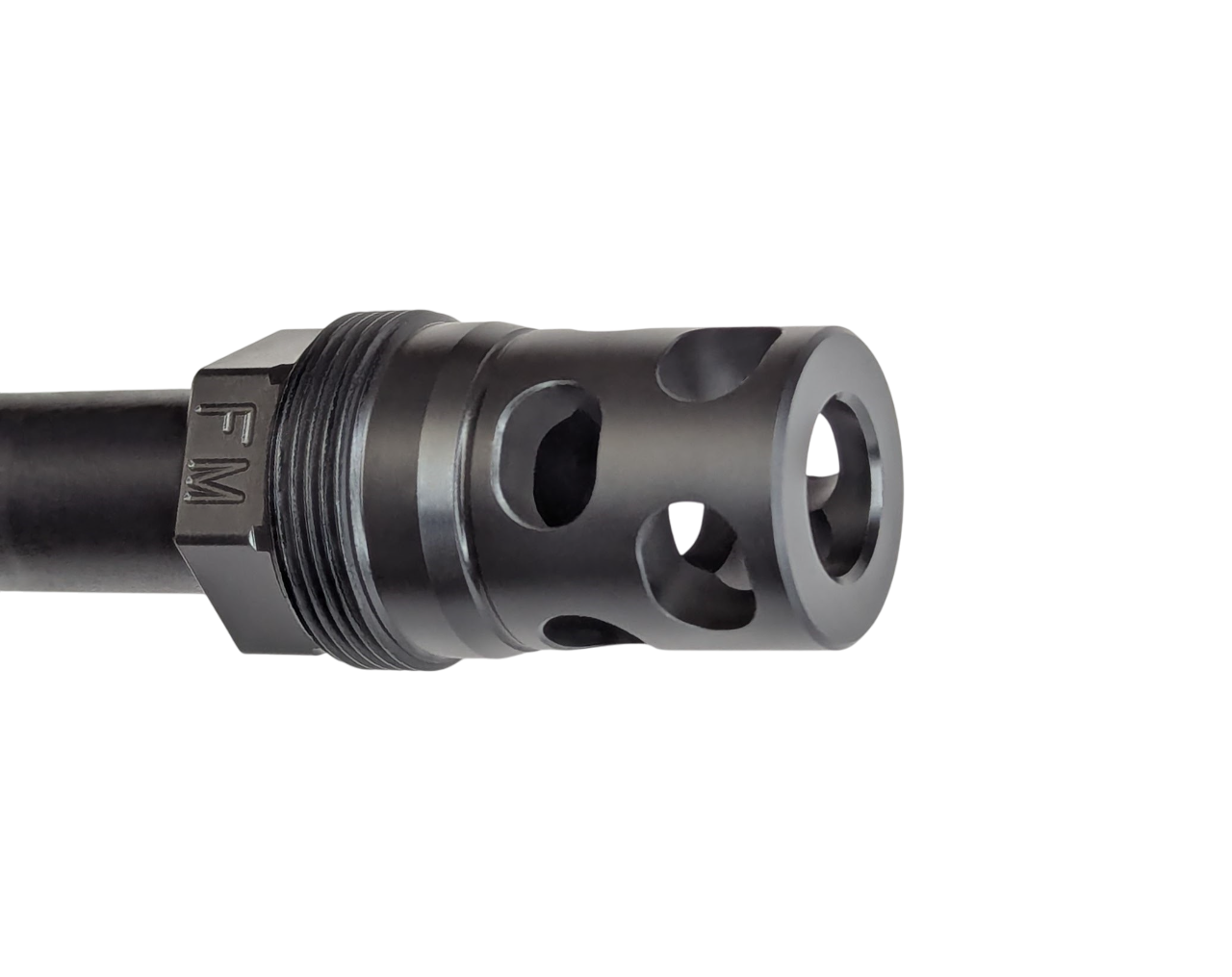 Facemount - Compact Muzzle Brake (1/2-28, 9mm bore) Plan-B Suppressor Mount