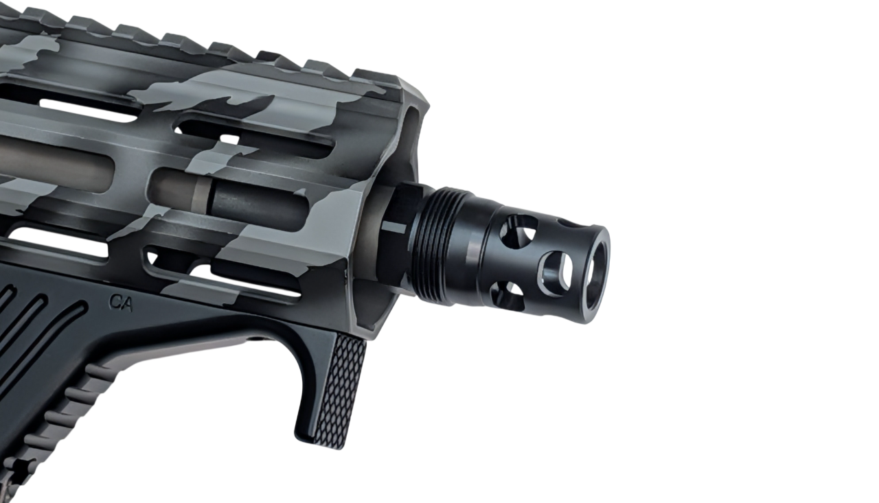 Compact Muzzle Brake (.578-28, 45 cal) Plan-B Suppressor Mount