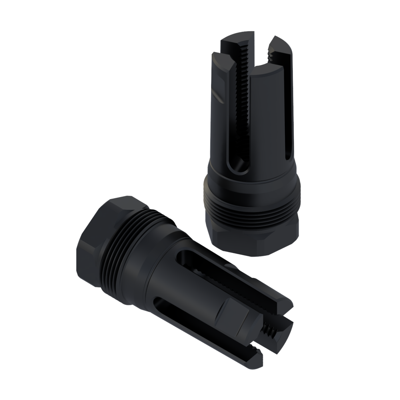 4-Prong Flash Hider (5/8-24) Plan-B Suppressor Mount