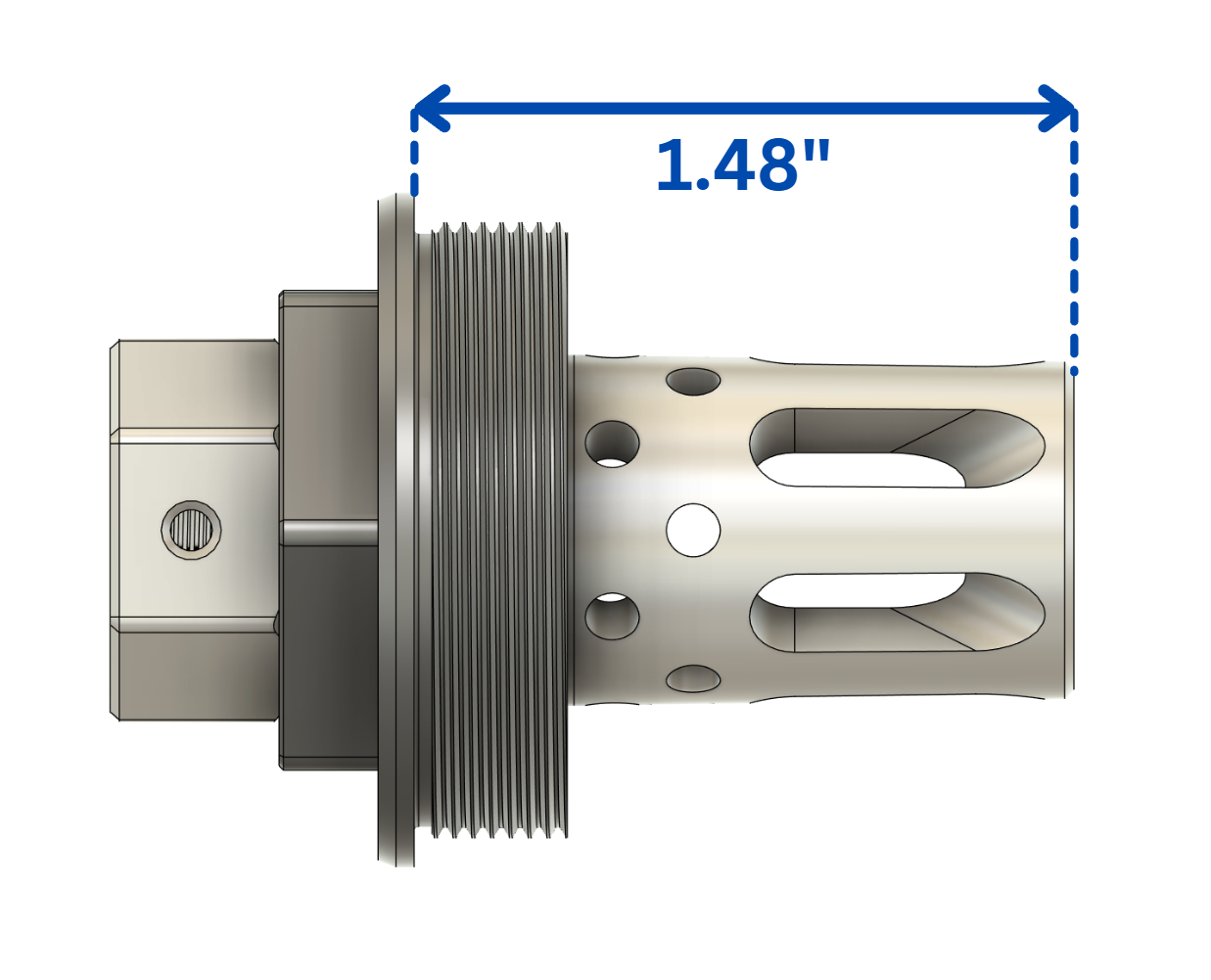 Hybrid Device (1/2-28) Plan-B Suppressor Mount