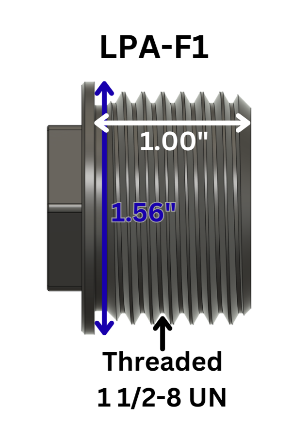 Form 1 - Low Profile Adapter (LPA) Steel Plan-B Suppressor Adapter