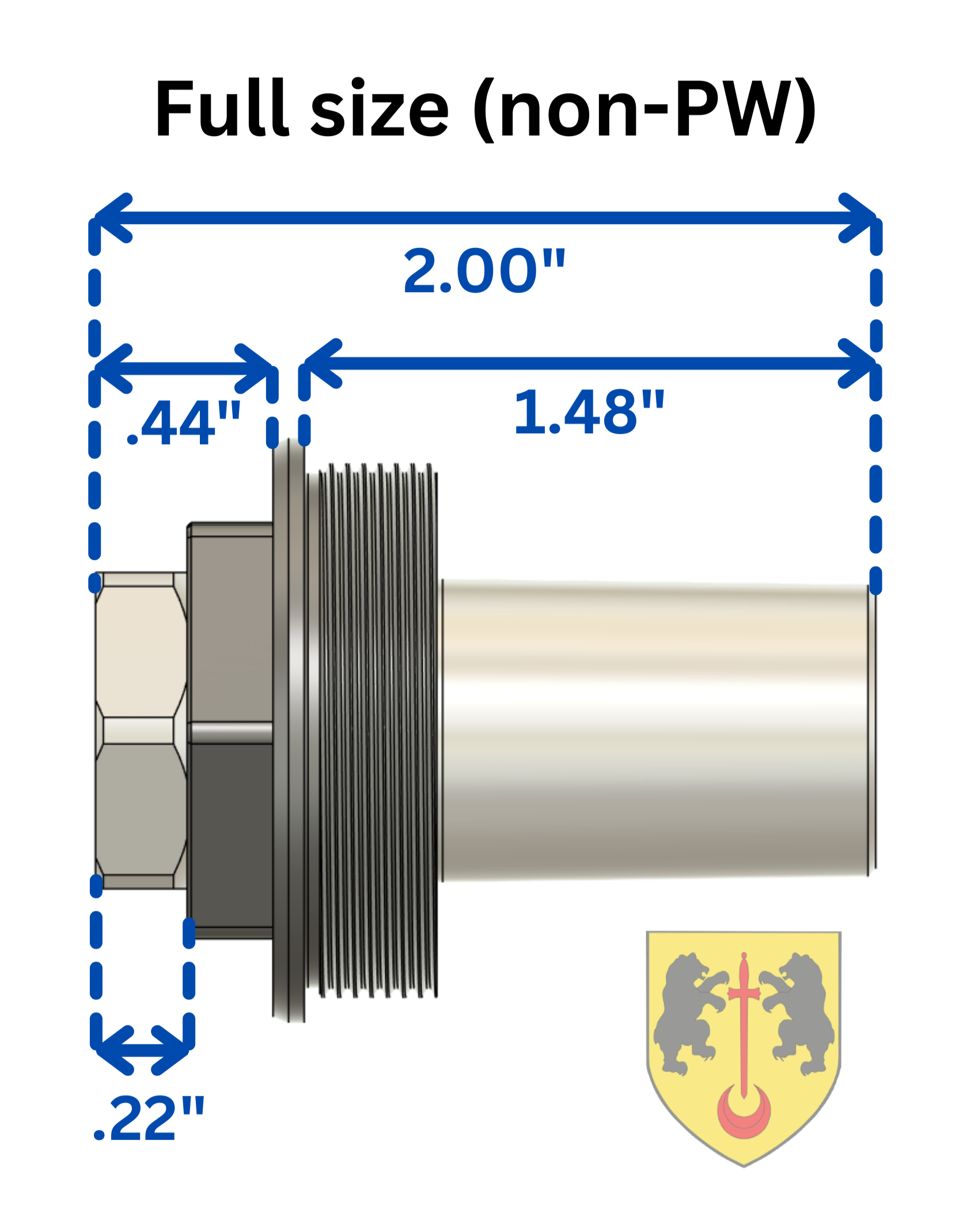 Hybrid Device (5/8-24) Plan-B Suppressor Mount