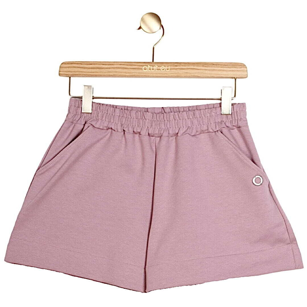 Trikotažiniai šortai su kišenėlėmis DUKRYTĖMS IR MAMYTĖMS