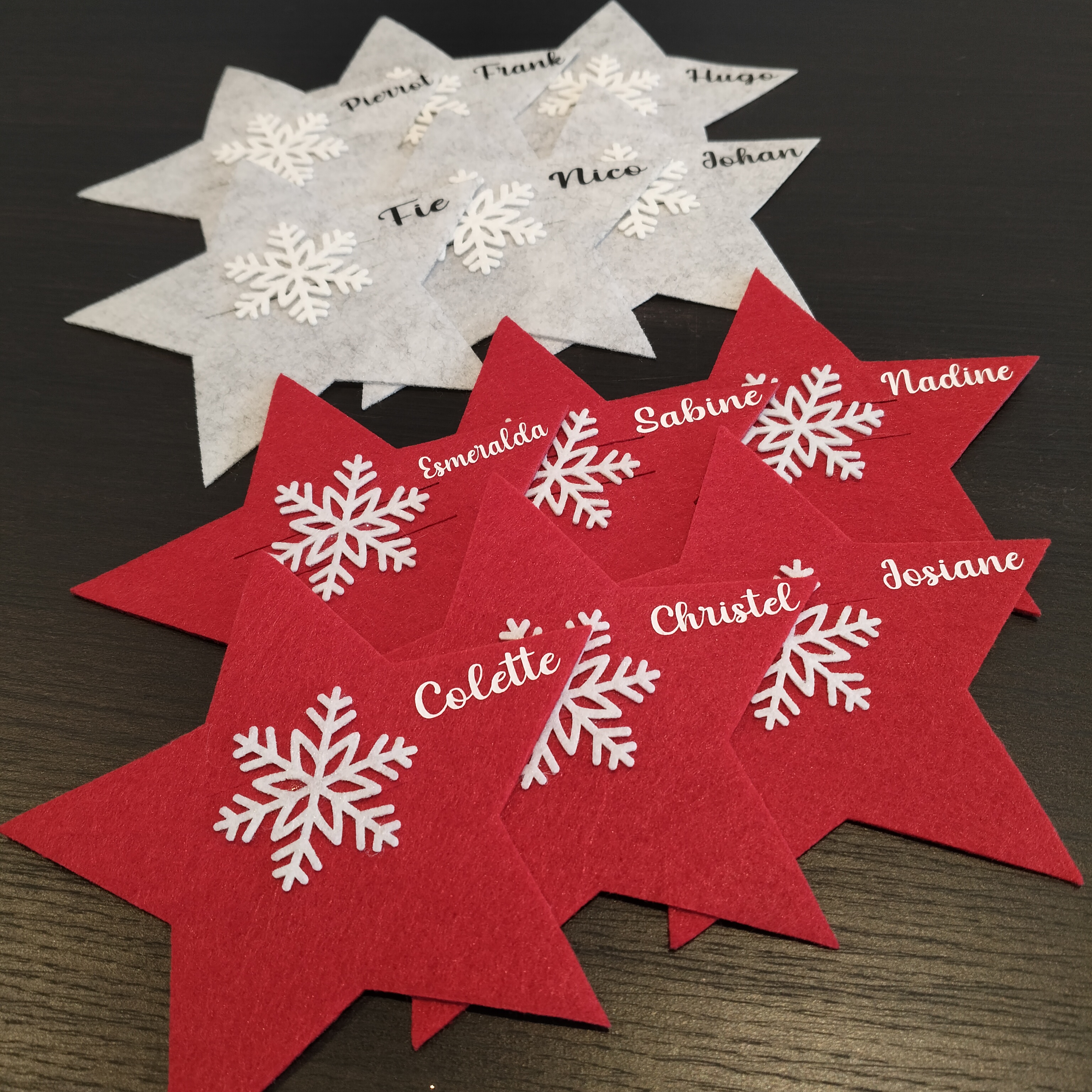 Bestekset met stervormige houder