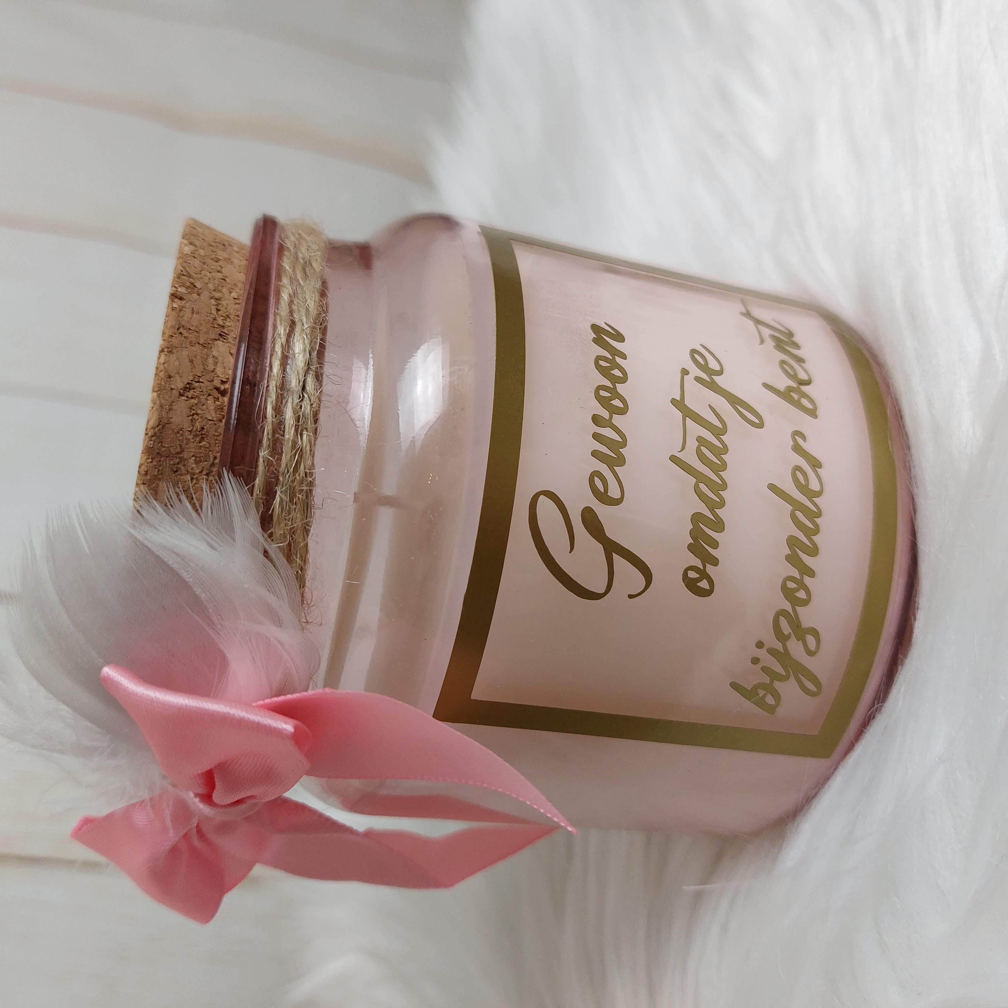 Gepersonaliseerde geurkaars