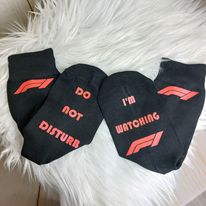 Sokken met opschrift