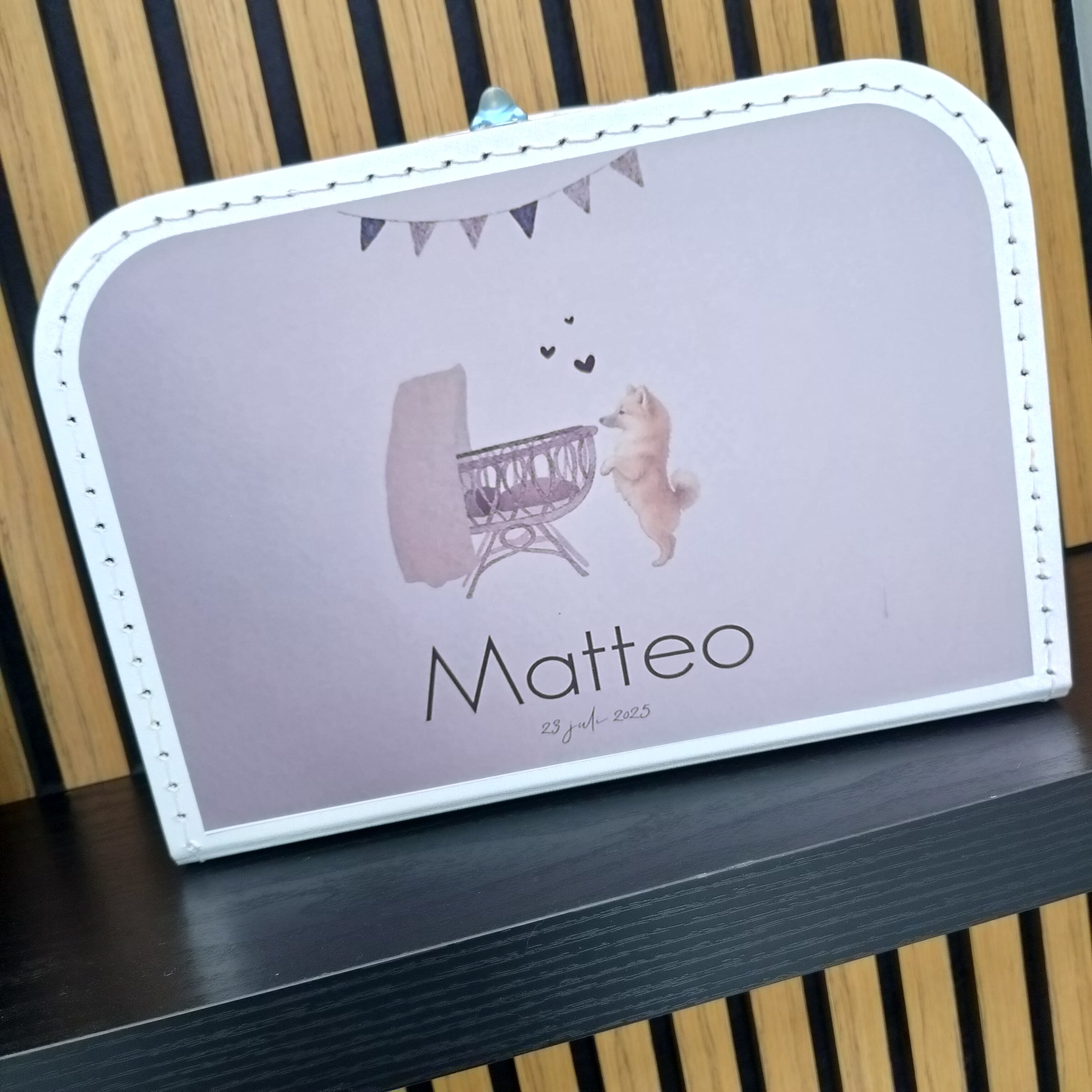 Geboortekoffertje/ memorybox