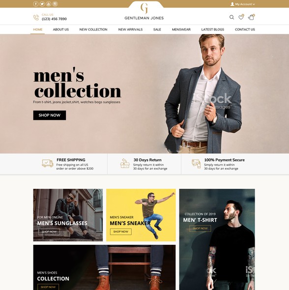E-commerce Store - Website
