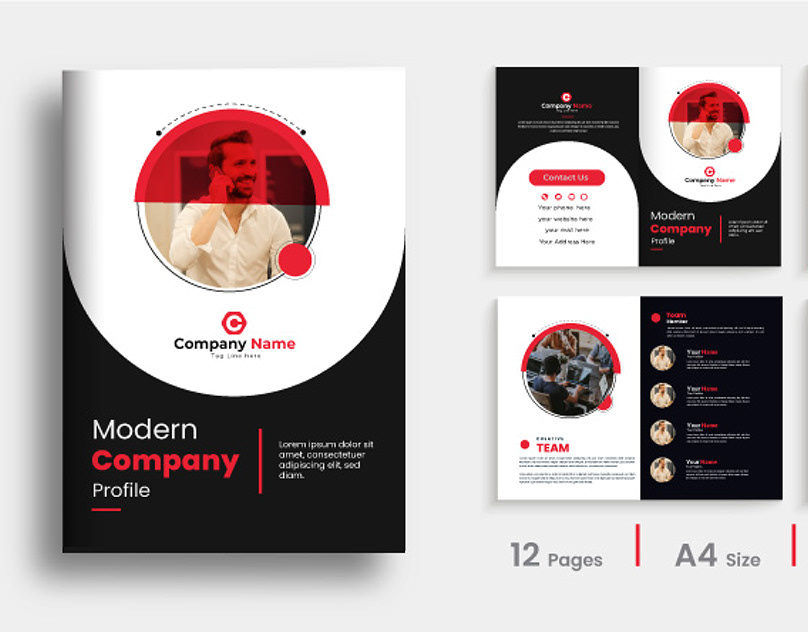 📄 Corporate Profile Design