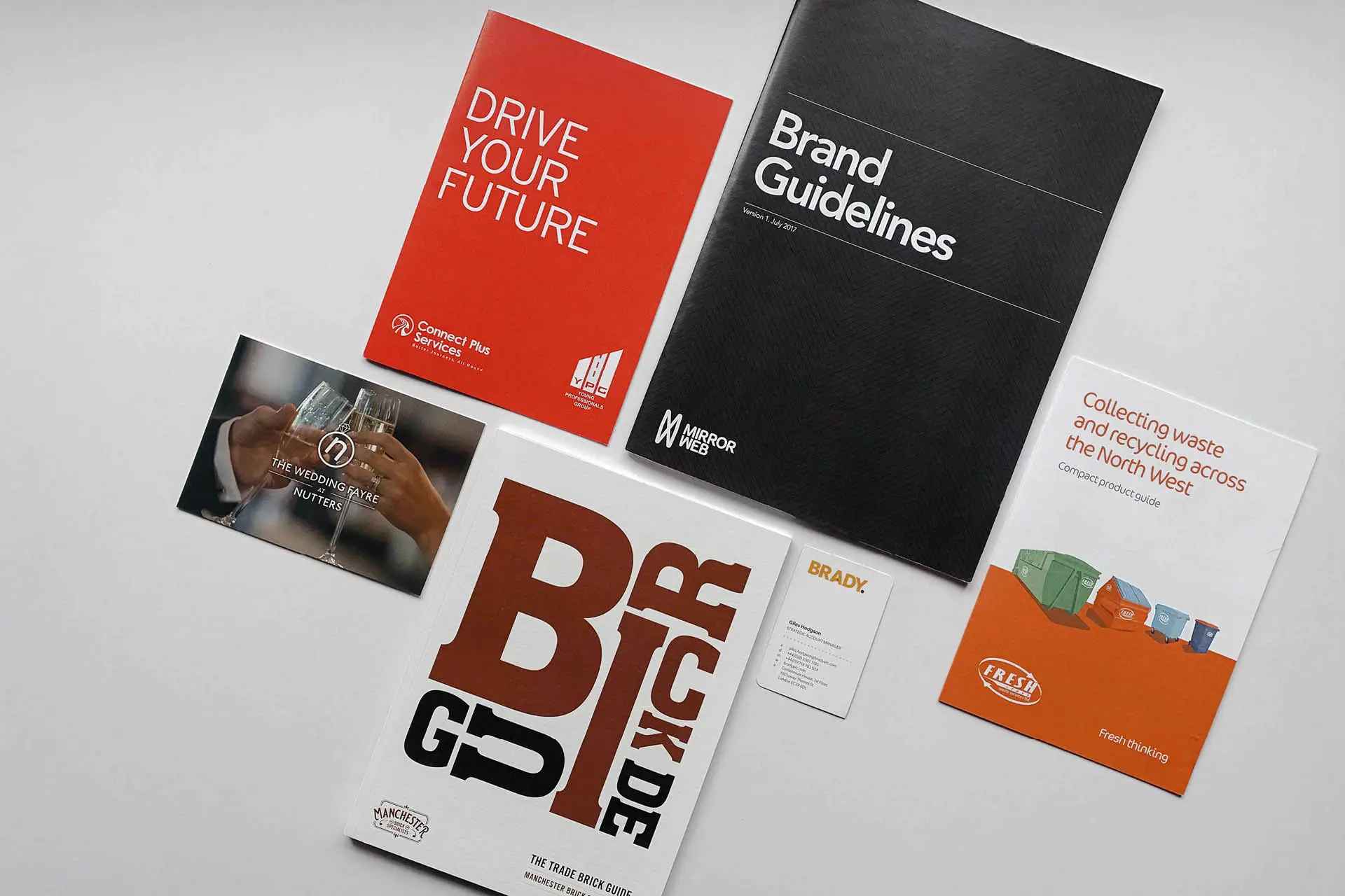 📦 Brand Collateral & Applications