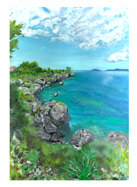 Turquoise Seas, Single Card