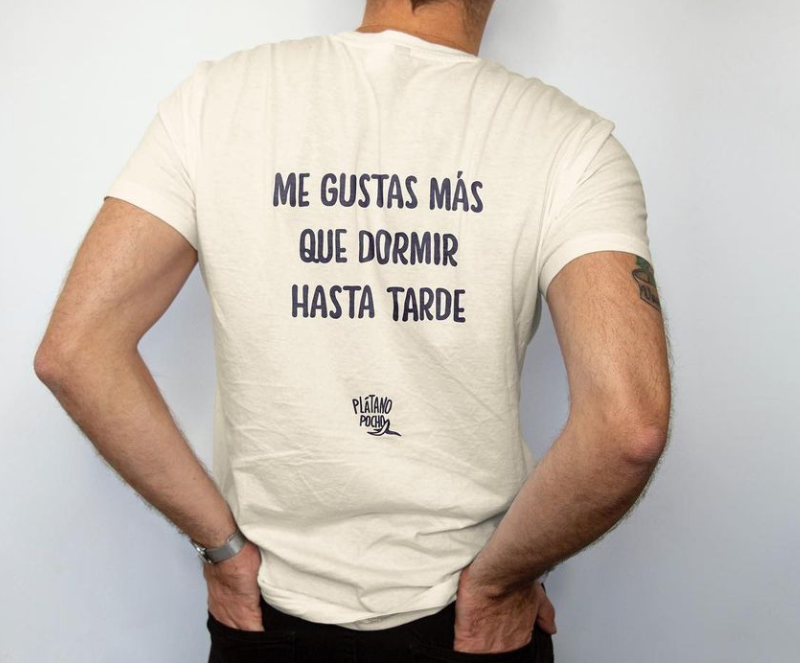 Camiseta me gustas más que dormir hasta tarde