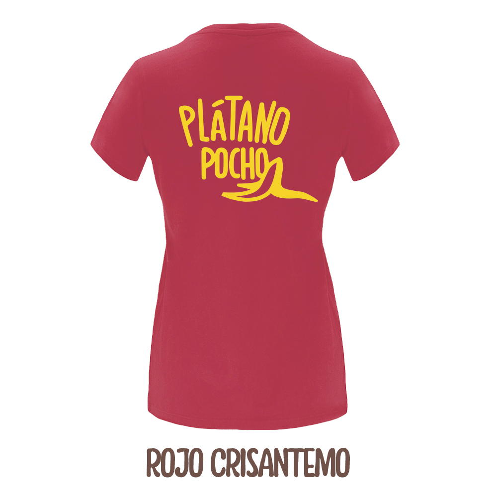 Camiseta Rojo Crisantemo Mujer
