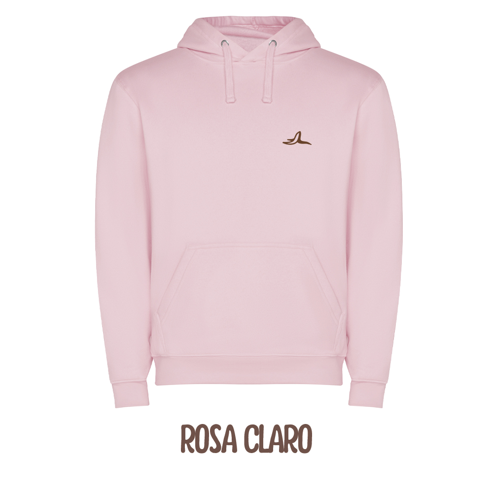 Sudadera Rosa Claro Capucha Niño 