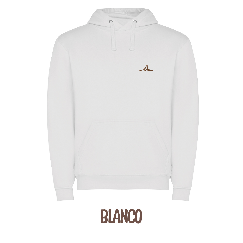 Sudadera Blanca Capucha Niño 
