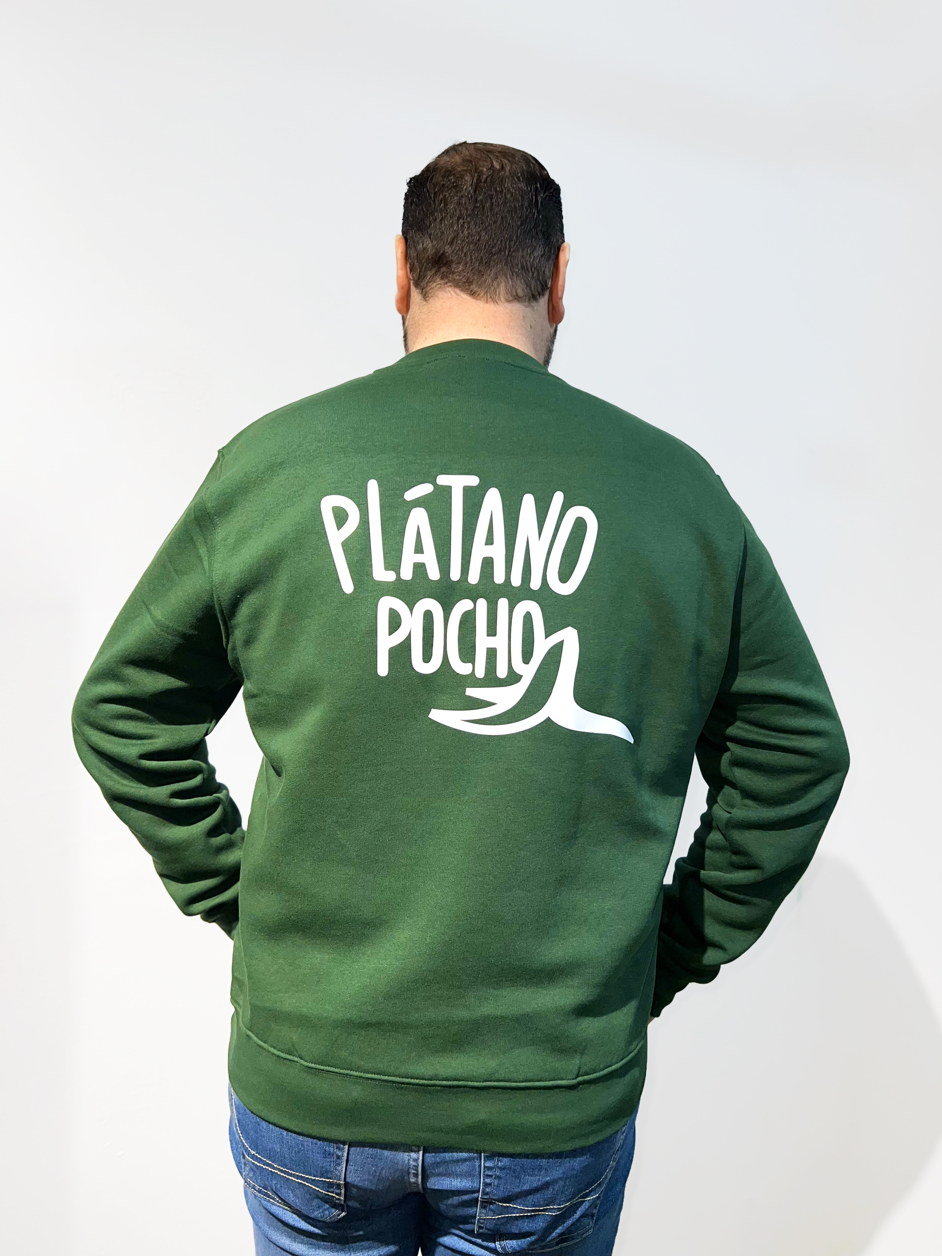 Sudadera Verde Botella Básica