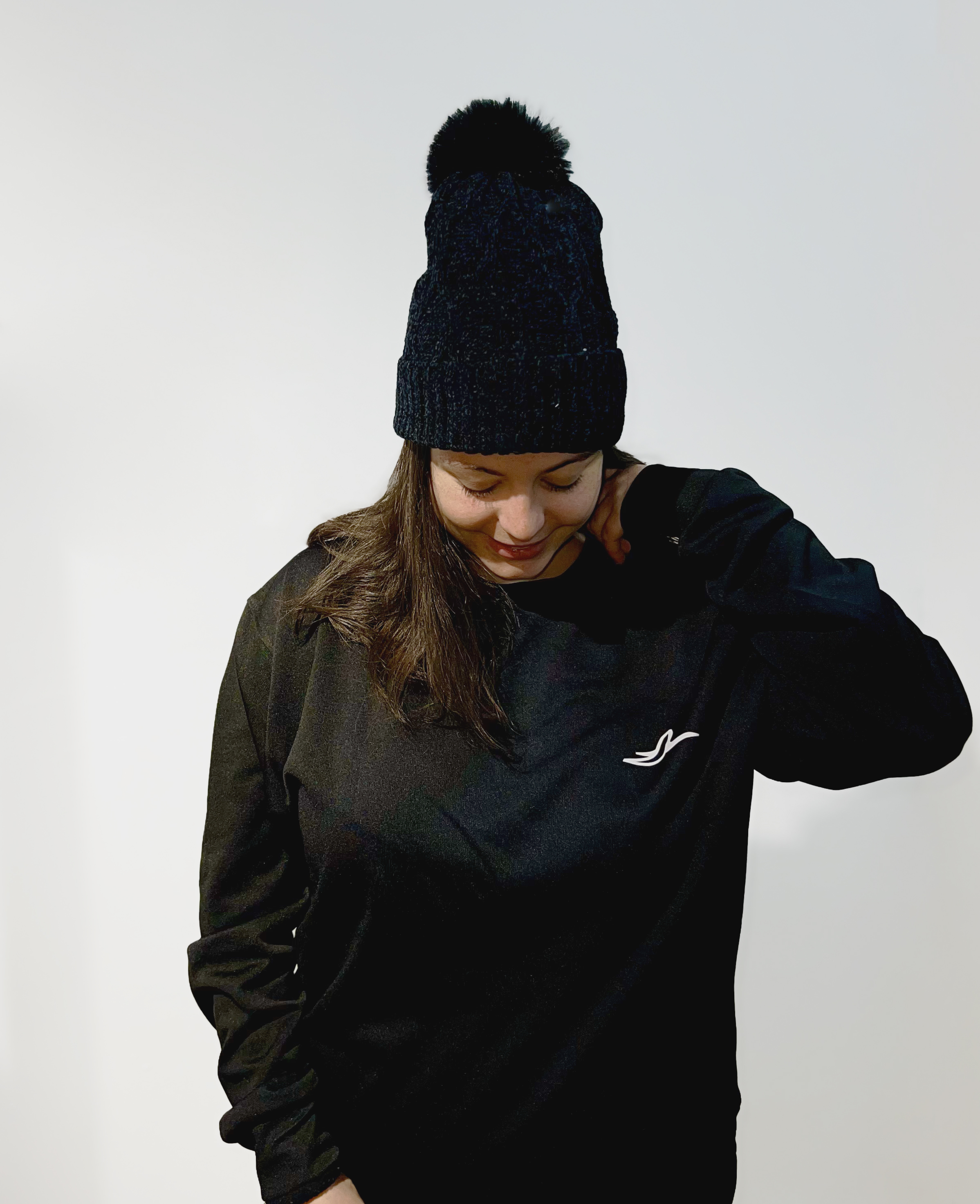 Sudadera Negra Básica
