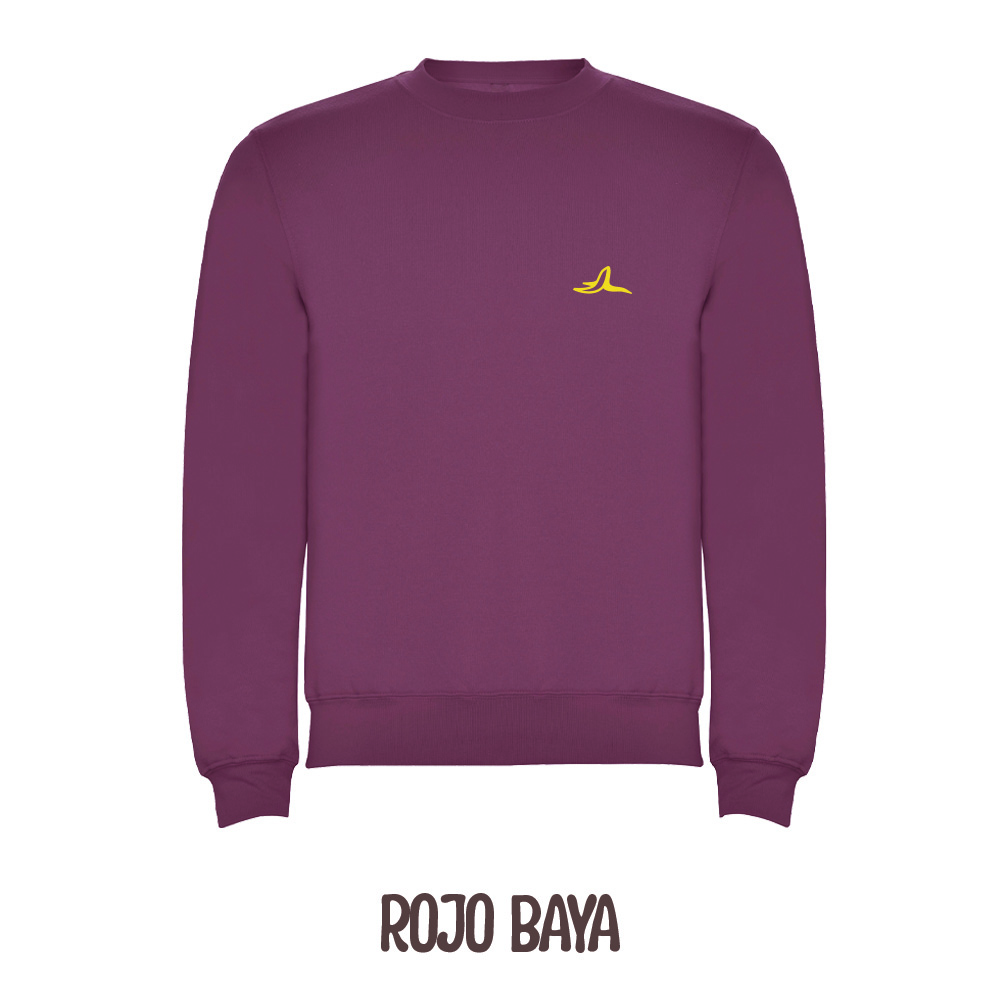 Sudadera Rojo Baya básica