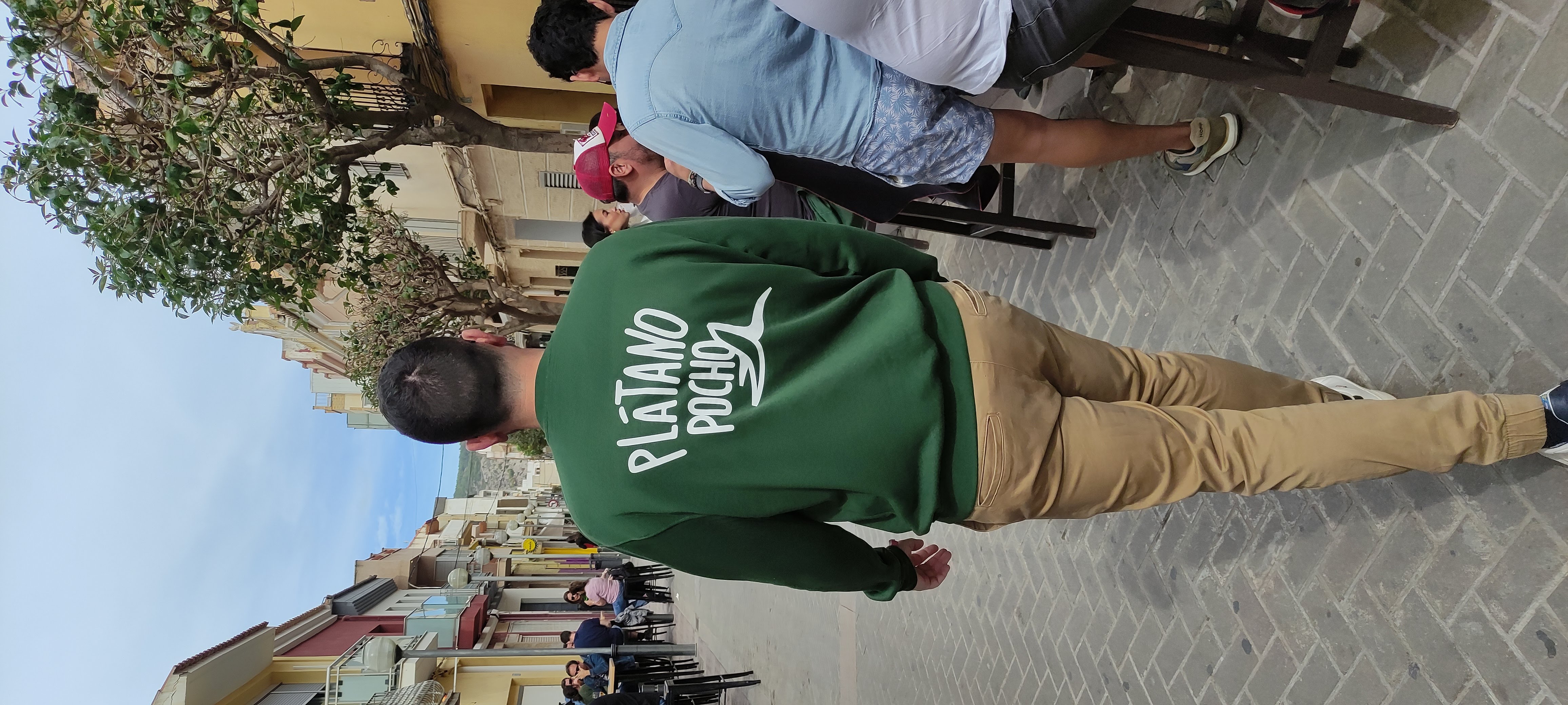 Sudadera Verde Botella Básica