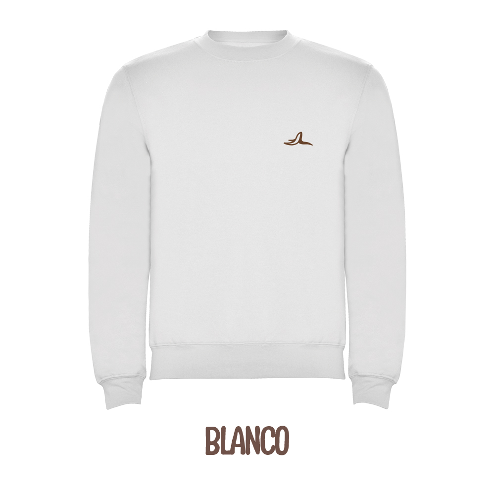 Sudadera Blanca Básica Desaprovechad@