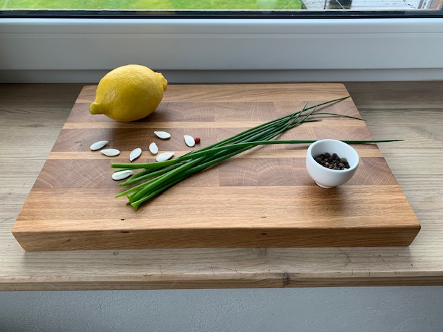 Pjaustymo lentelė, ąžuolas/cutting board, oak 41x28x3,5 cm