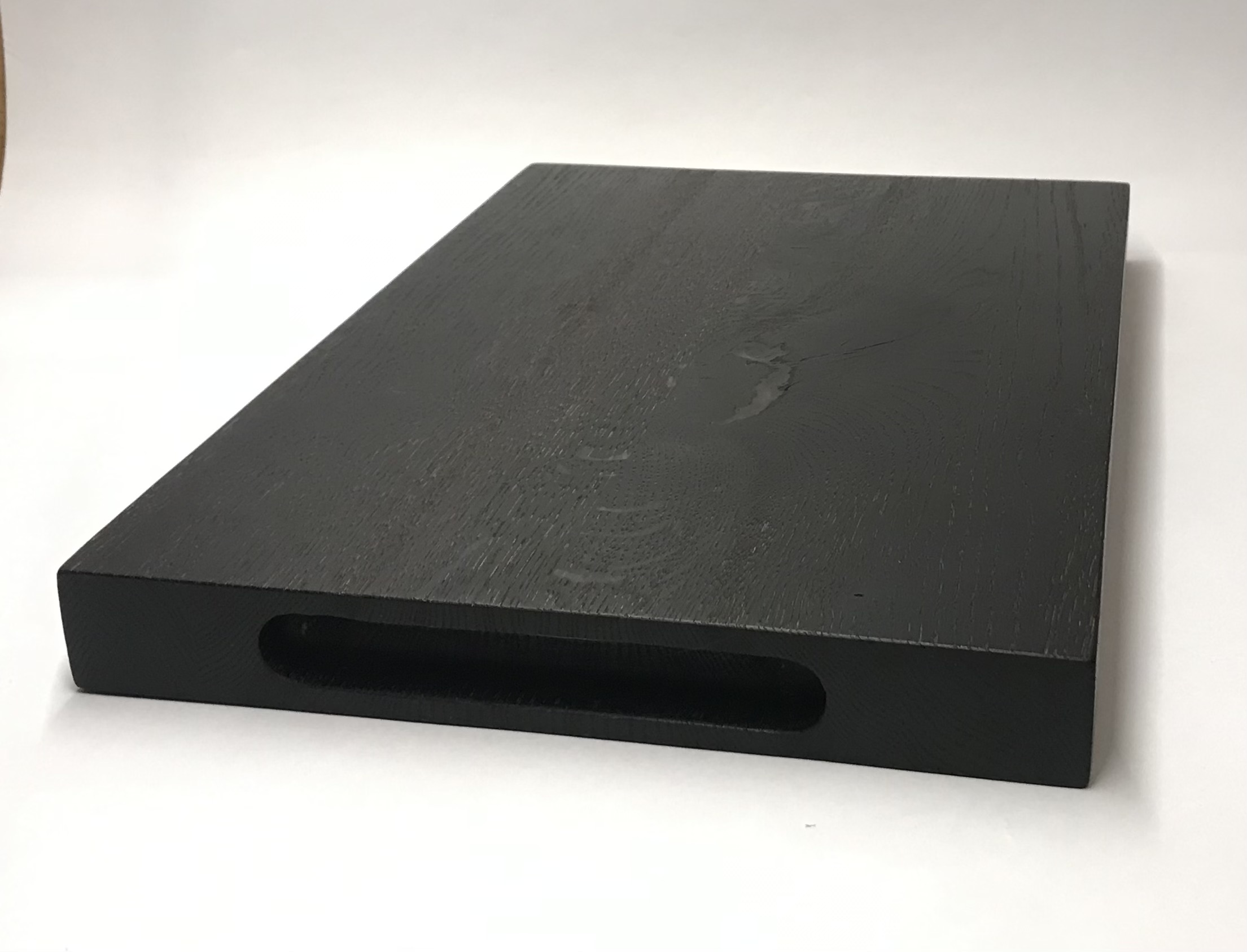 Pjaustymo lentelė, ąžuolas (juoda)/ cutting board, oak (black) 38x25x3,5 cm