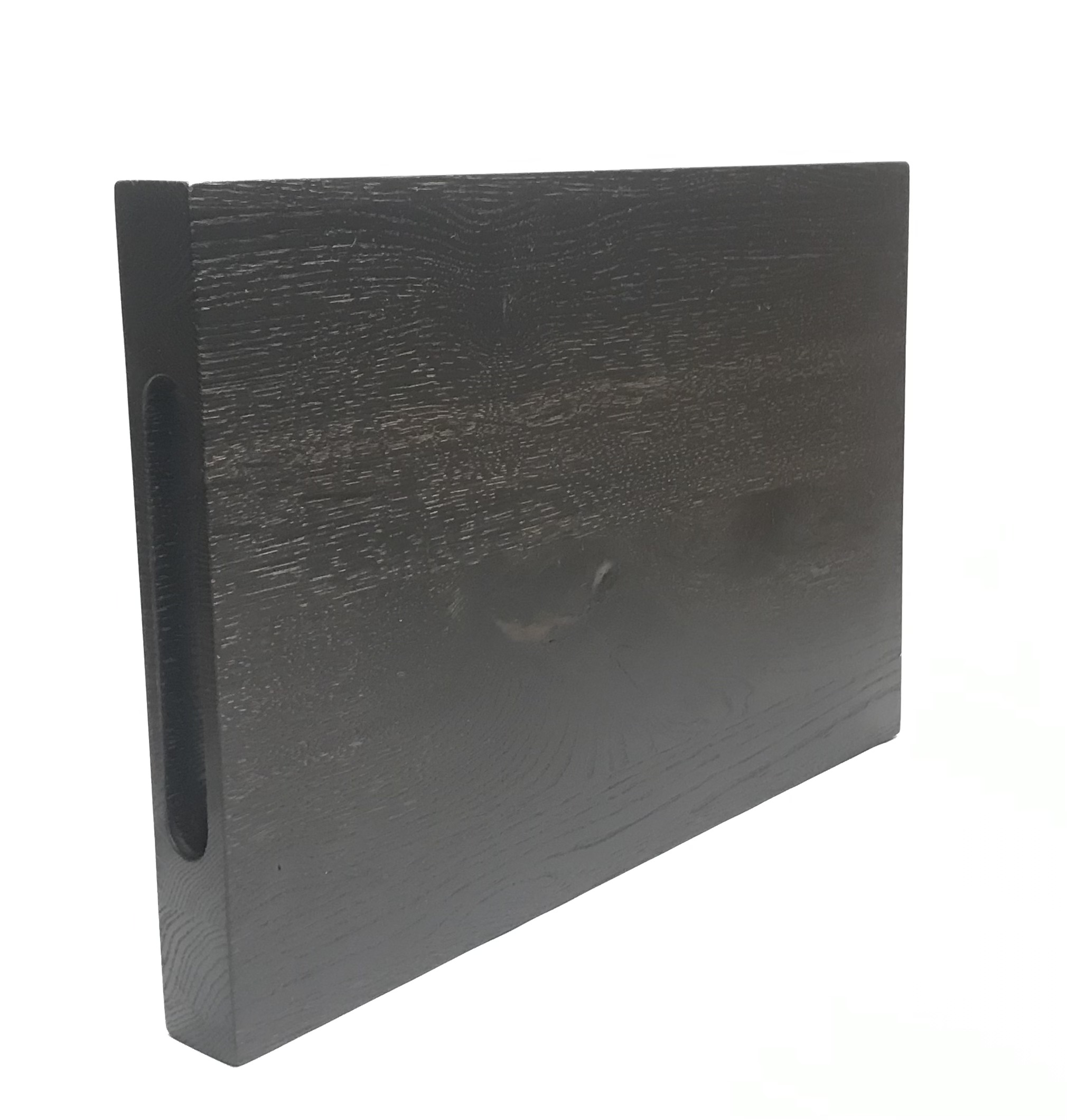 Pjaustymo lentelė, ąžuolas (juoda)/ cutting board, oak (black) 38x25x3,5 cm