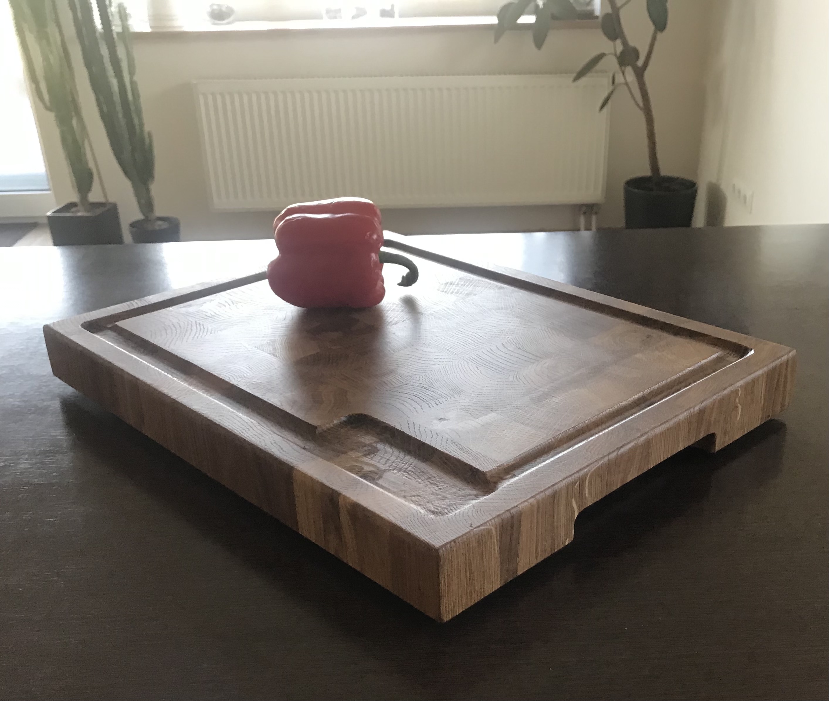 Pjaustymo lentelė, ąžuolas/ cutting board, oak 43x33x4 cm