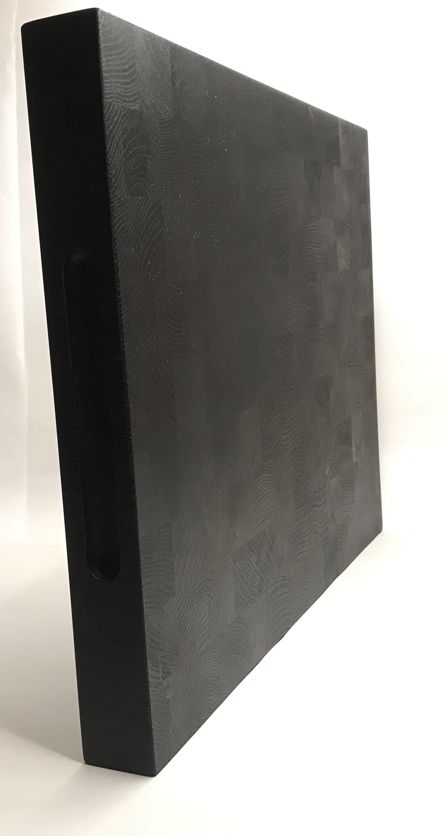 Pjaustymo lentelė, ąžuolas (juoda)/ cutting board, oak (black) 49x37x4 cm