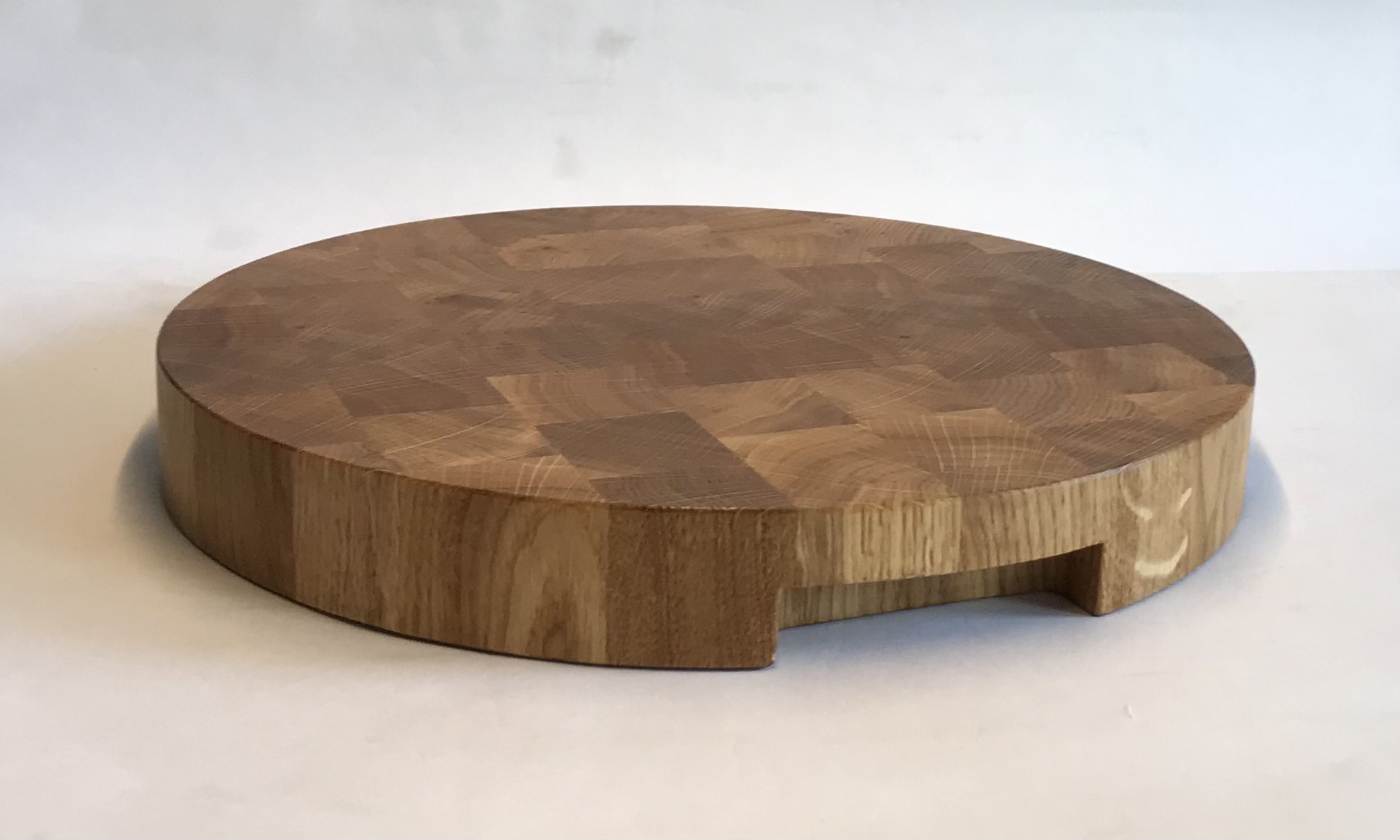 Pjaustymo lentelė, ąžuolas/ cutting boad, oak d-32 cm, h-4 cm