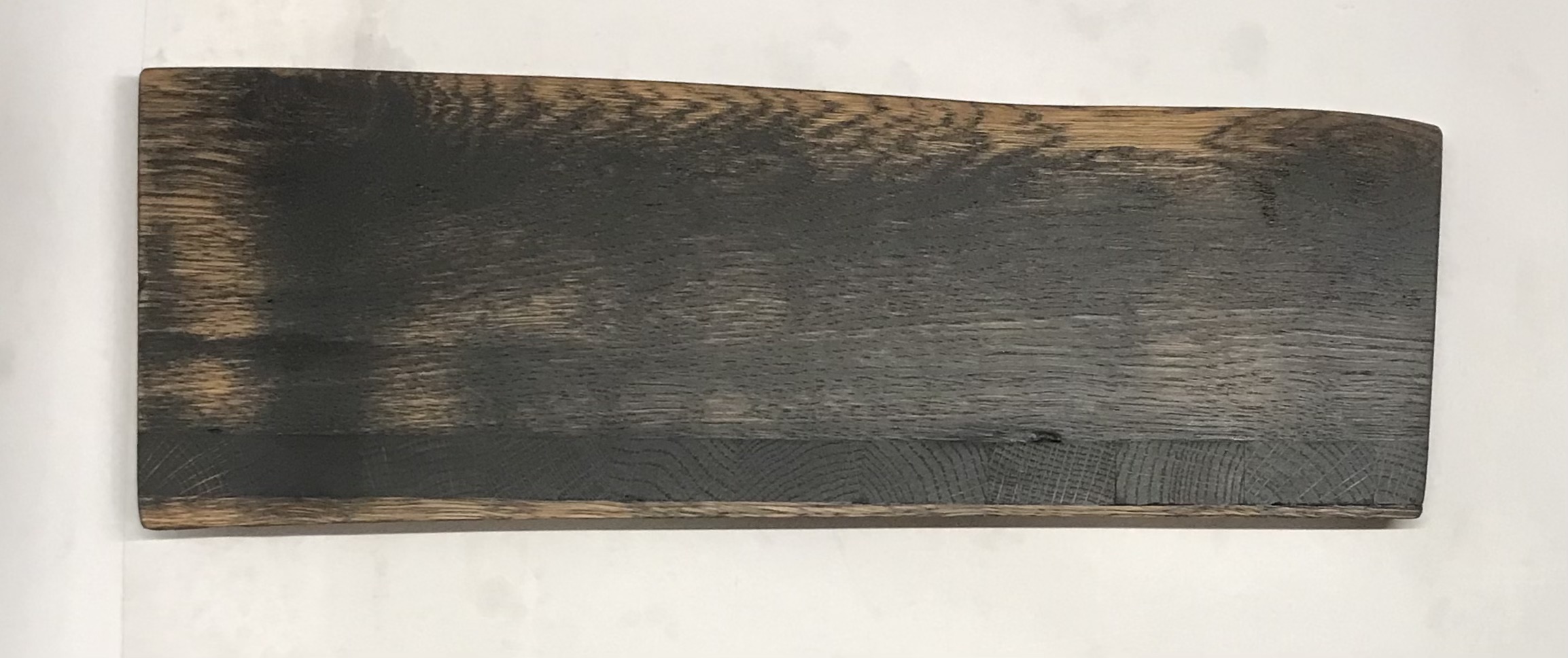 Pjaustymo-serviravimo lentelė, ąžuolas (tamsintas)/ cutting-serving board, oak (darkened) 41,5x13/15x2 cm