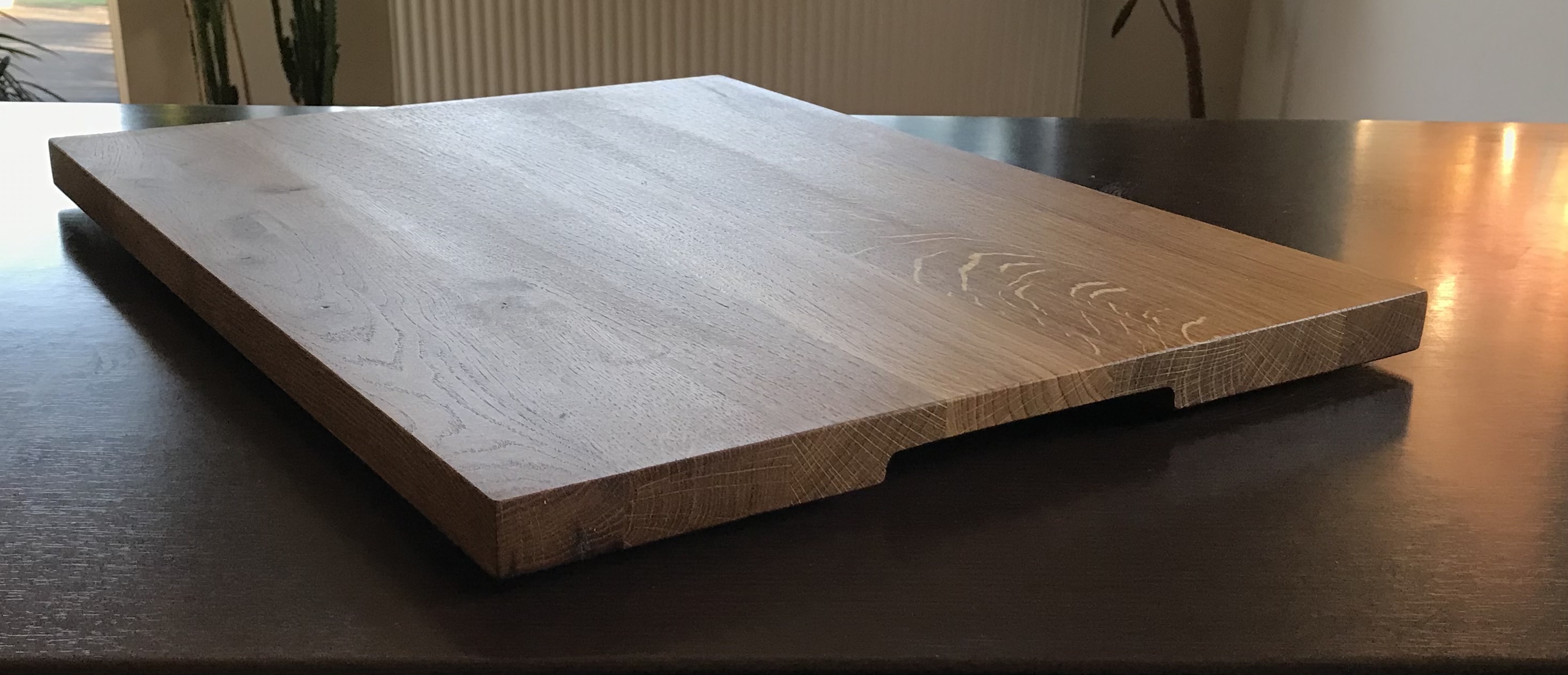 Pjaustymo lentelė, ąžuolas/ cutting board, oak 58x42,5x2,5 cm