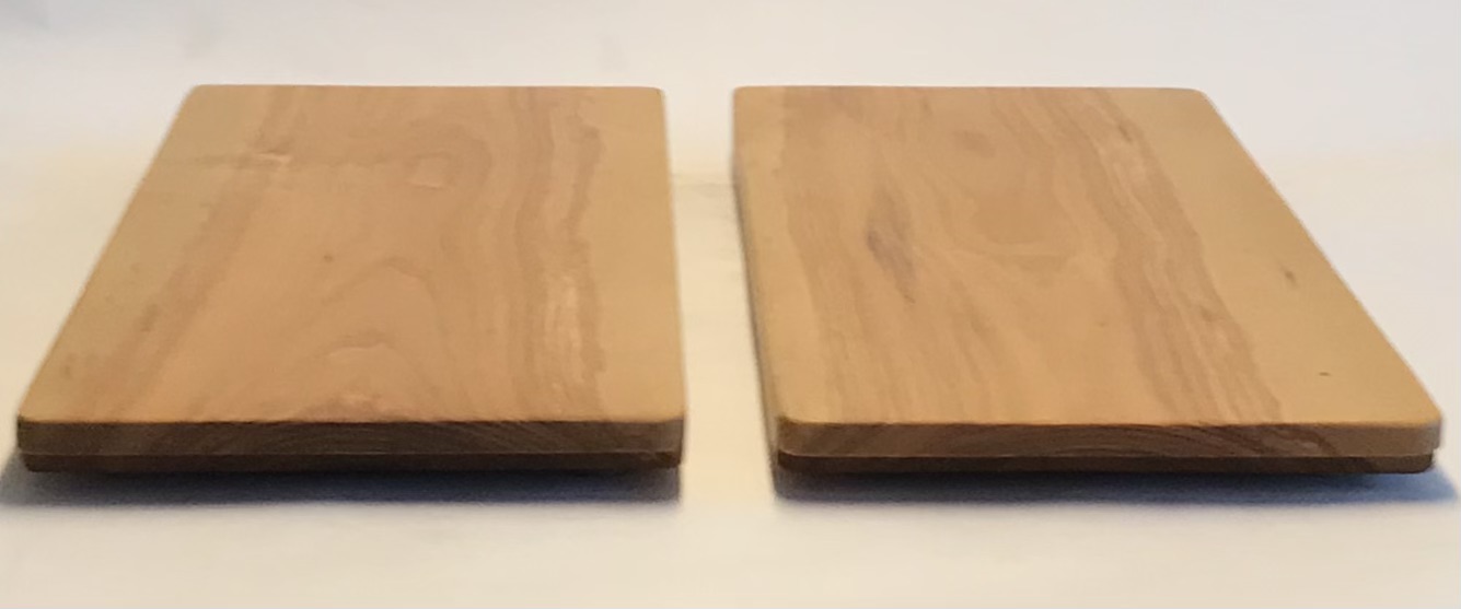 Pjaustymo lentelė, uosis (2 vnt)/ cutting board, ash tree (2 pcs) 43x18x2 cm