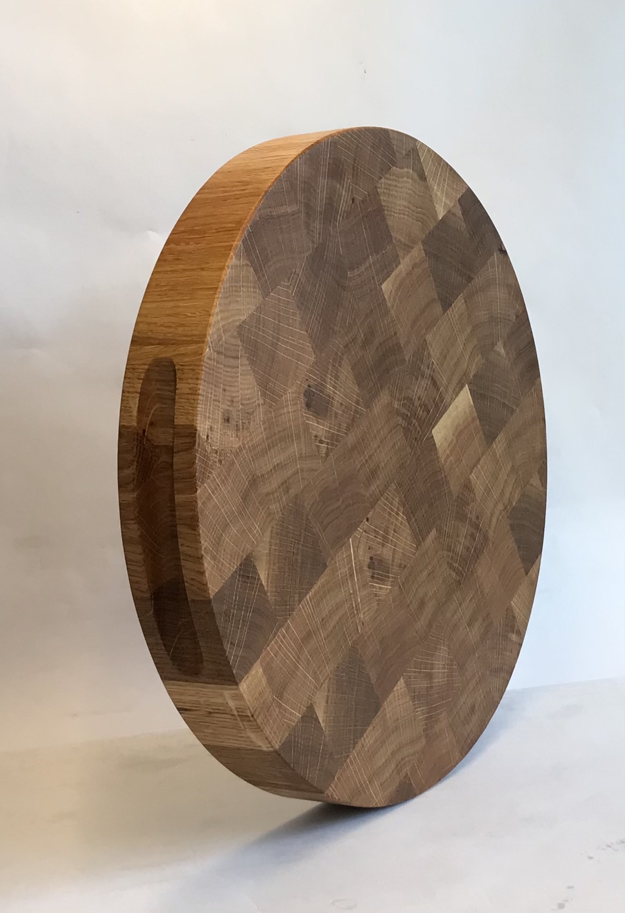 Pjaustymo lentelė, ąžuolas/ cutting board, oak d-32 cm, h-4 cm