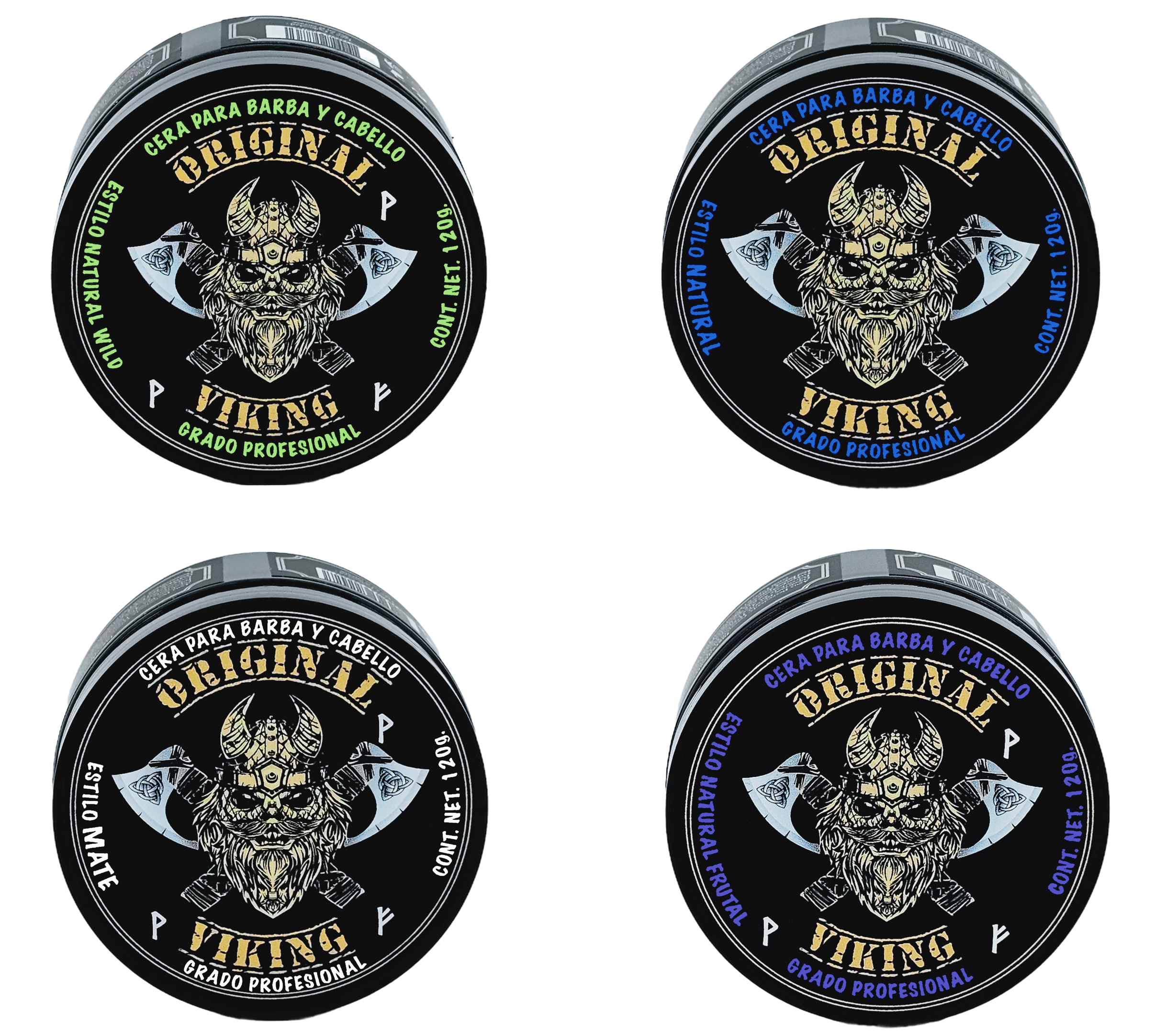 Línea de Ceras para barba y cabello Original Viking