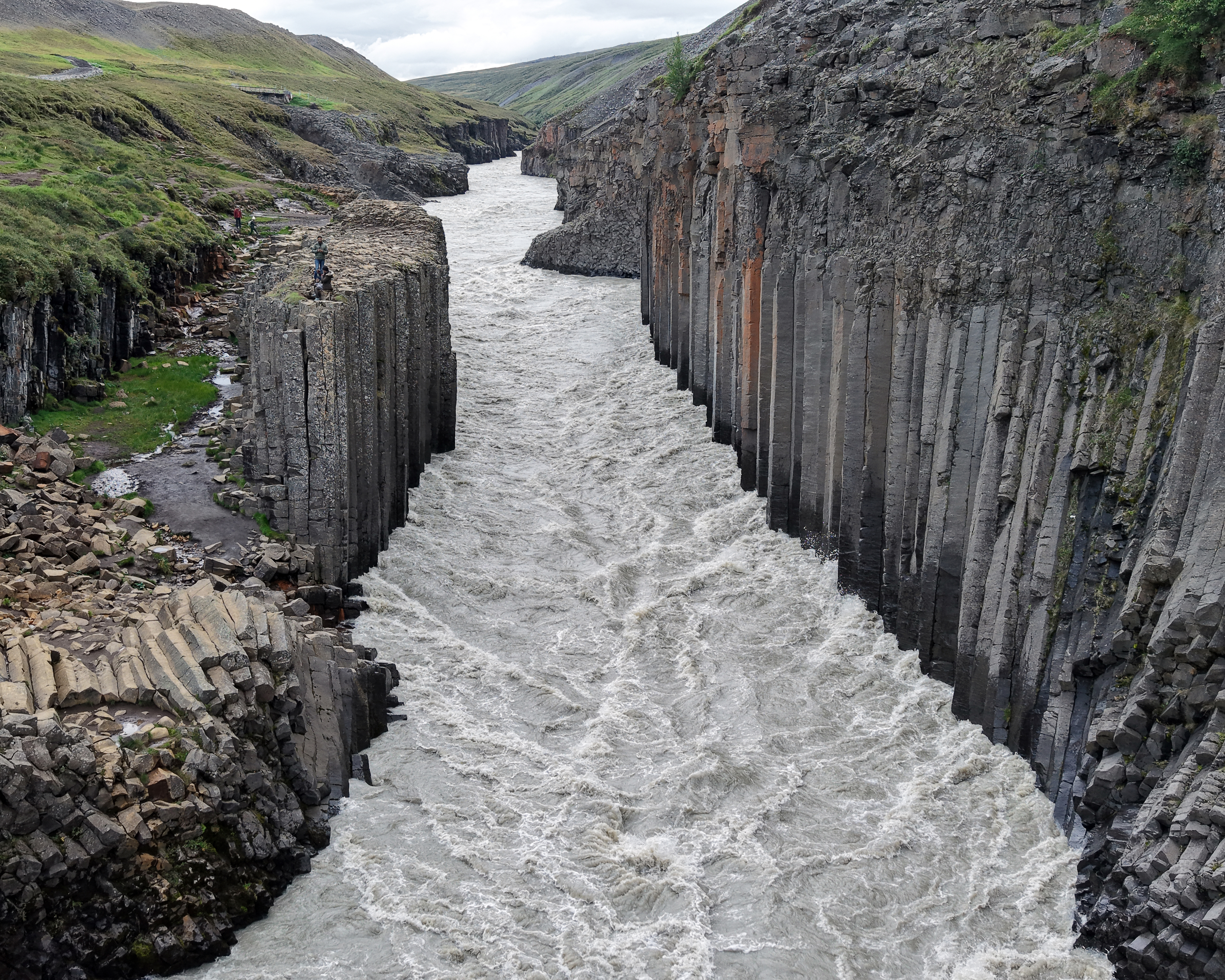 Icelandic Basalt Column Canyon