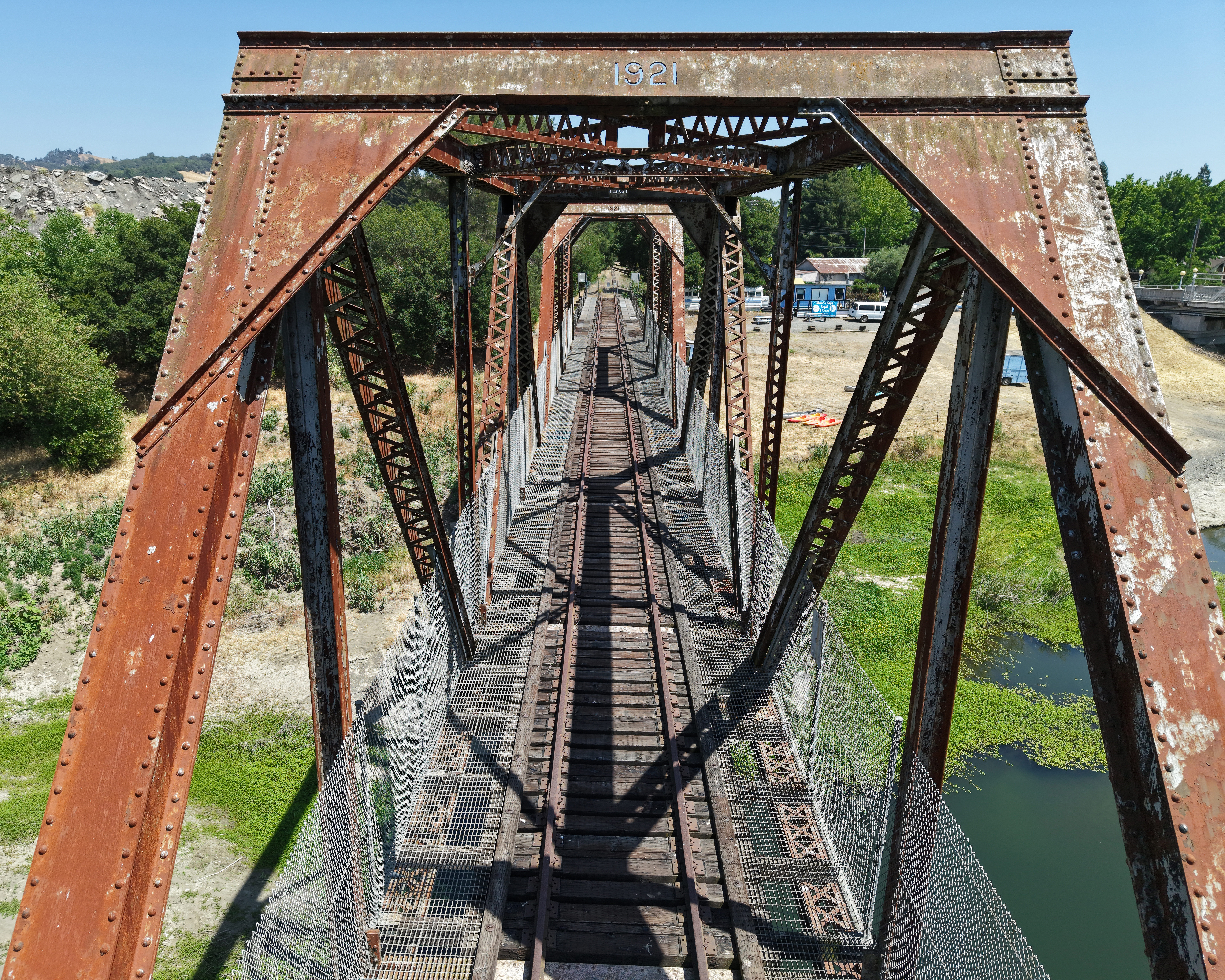 Historic Steel Railway Bridge