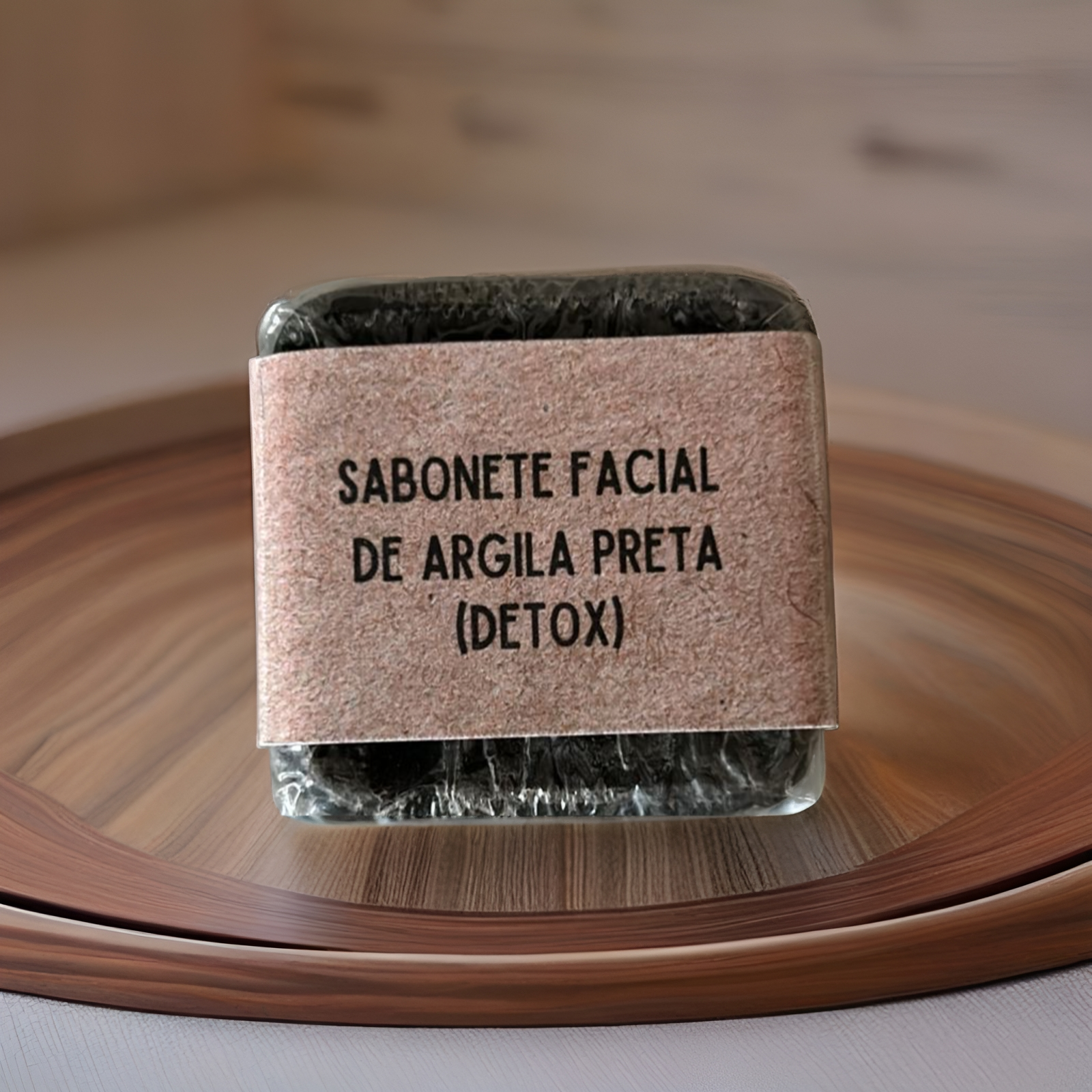 Sabonete de Argila Preta Detox, 70g.