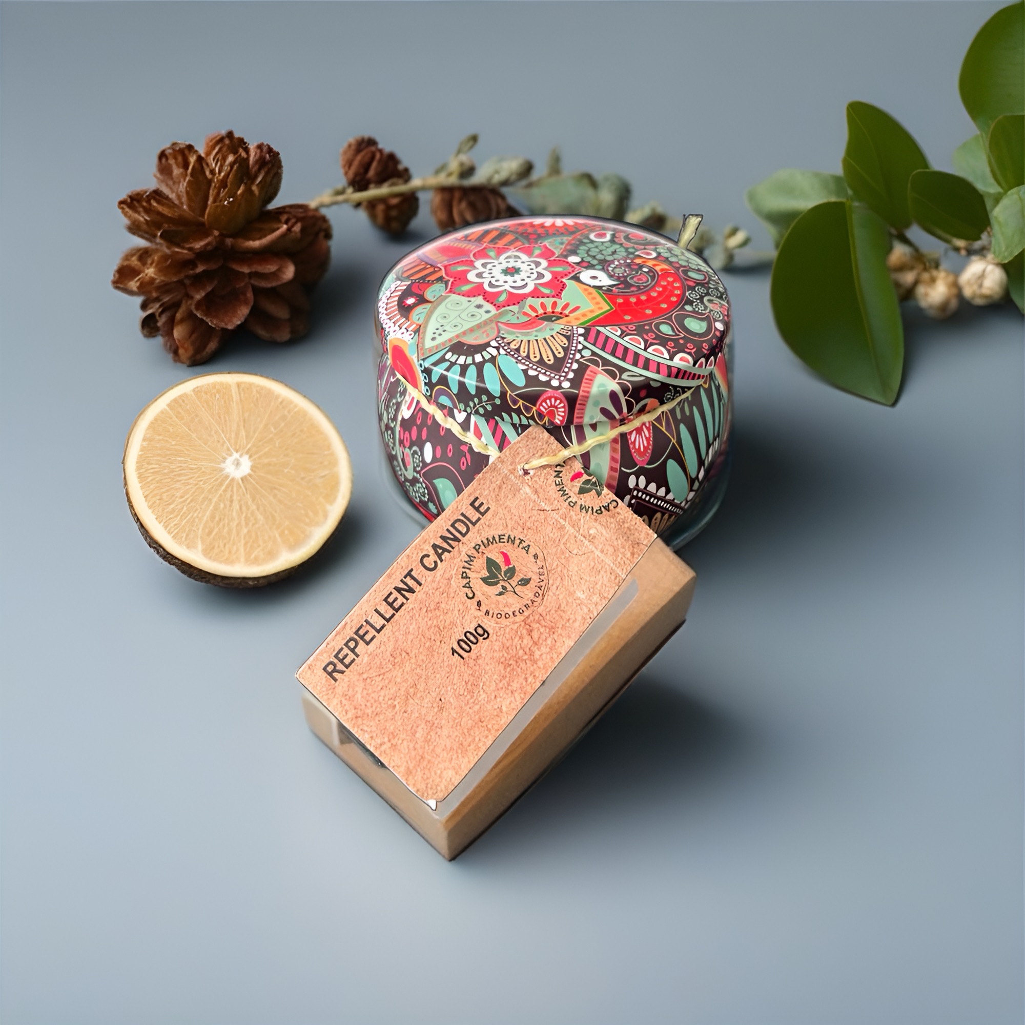 Vela Repelente, 100g.