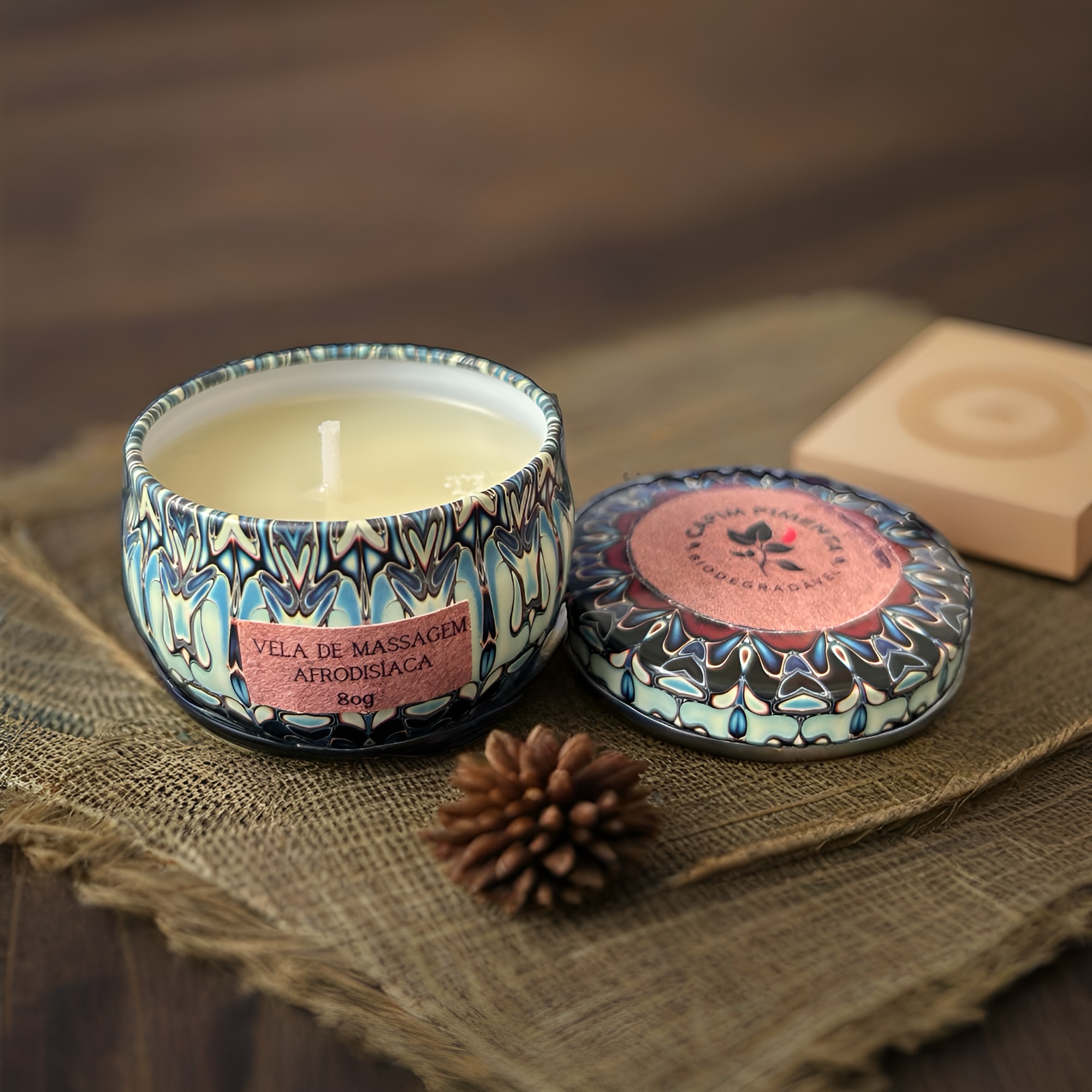 Vela de Massagem Afrodisíaca, 80g.