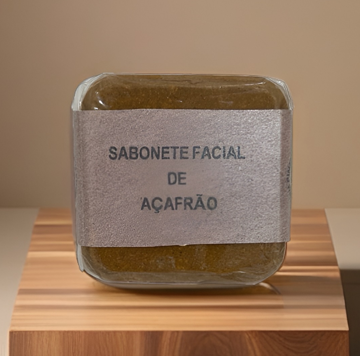Sabonete Facial de Açafrão, 70g.