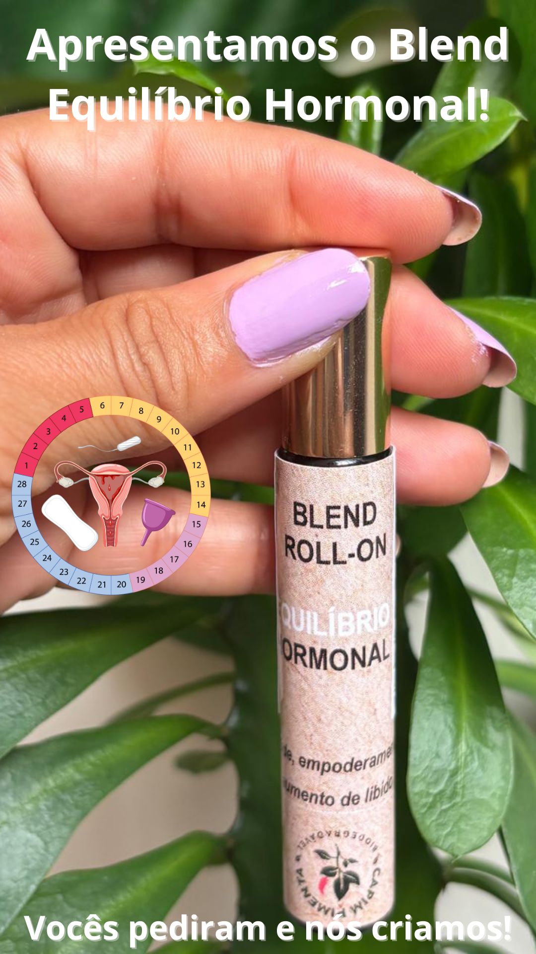 Blend Roll-on Equilíbrio Hormonal, 10ml