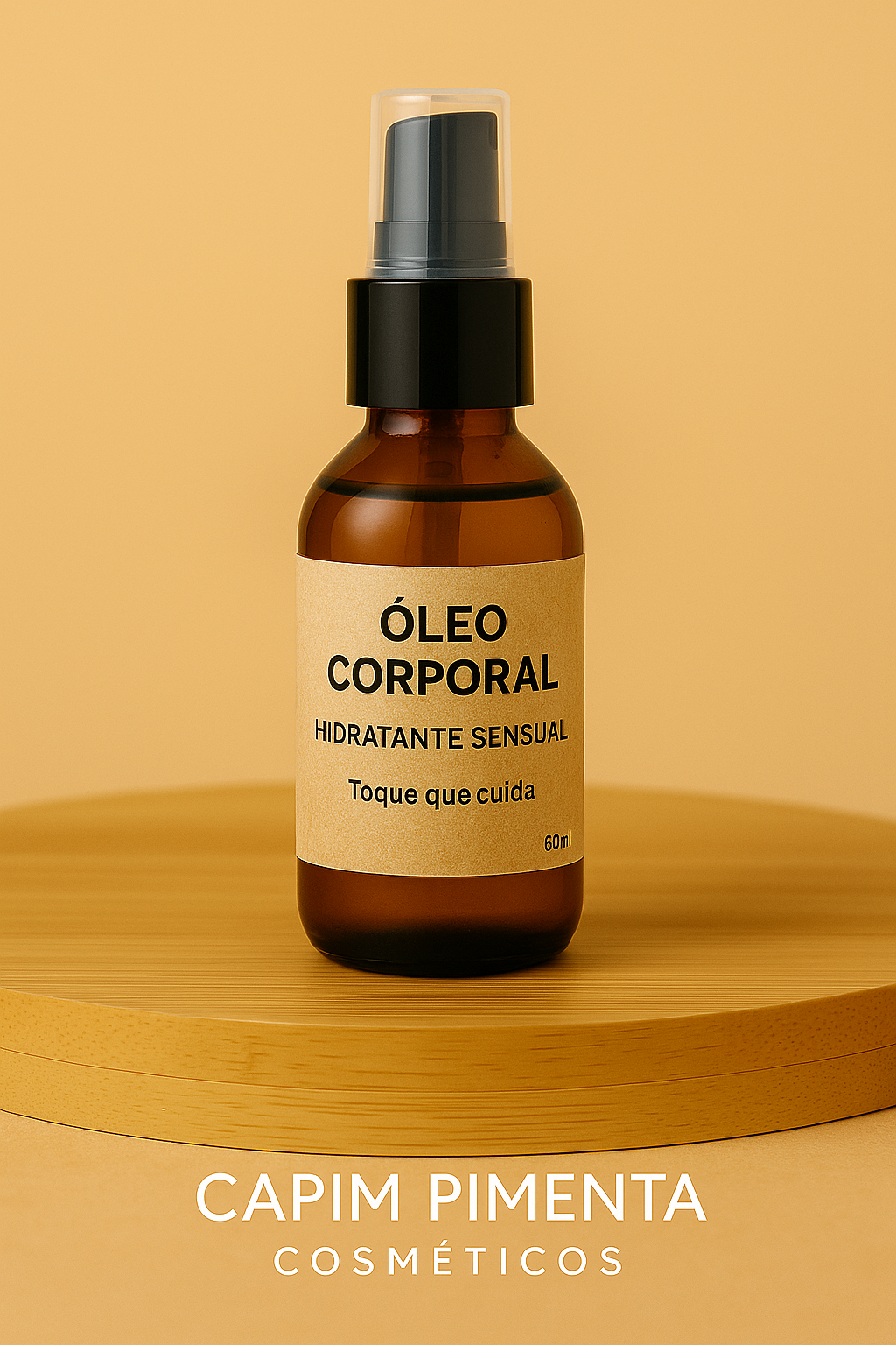 Óleo Corporal Hidratante e Afrodisíaco