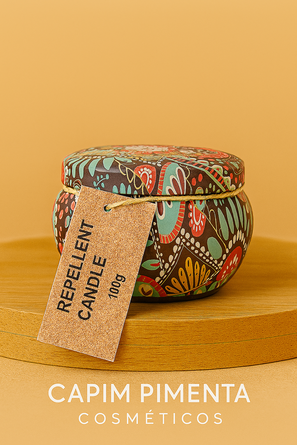 Vela Repelente, 100g.