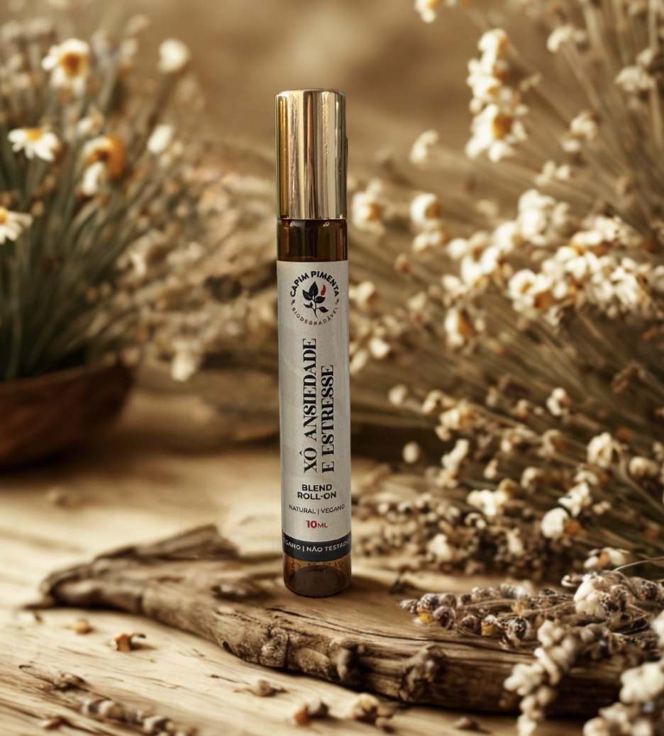 Blend Roll-on Xô Ansiedade e Estresse, 10 ml.
