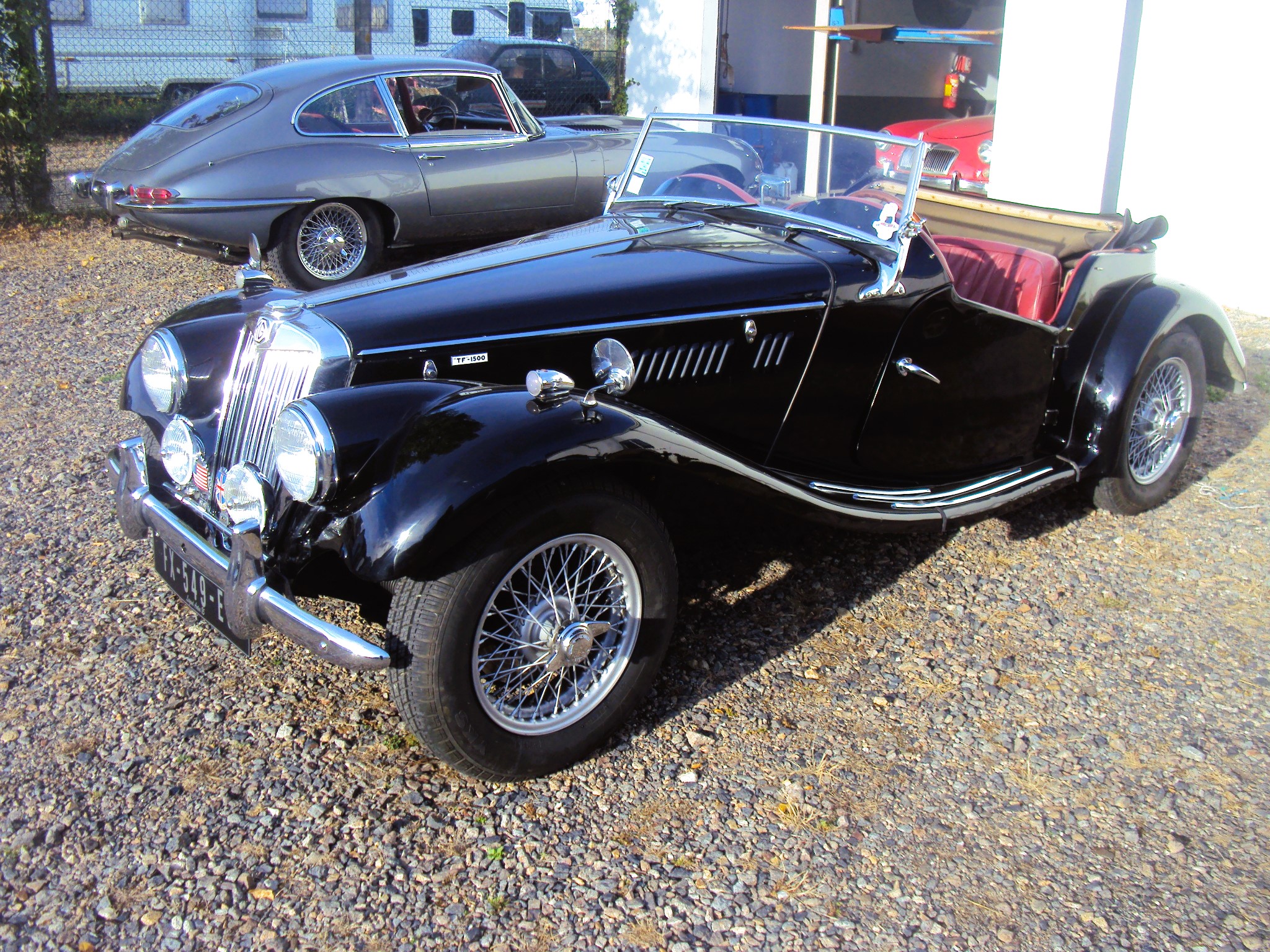 MG TF 1955, roaster 1500 équipée GMP 1800.