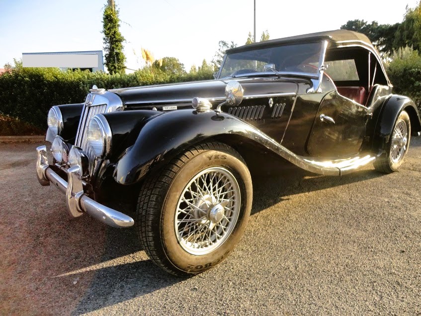 MG TF 1955, roaster 1500 équipée GMP 1800.