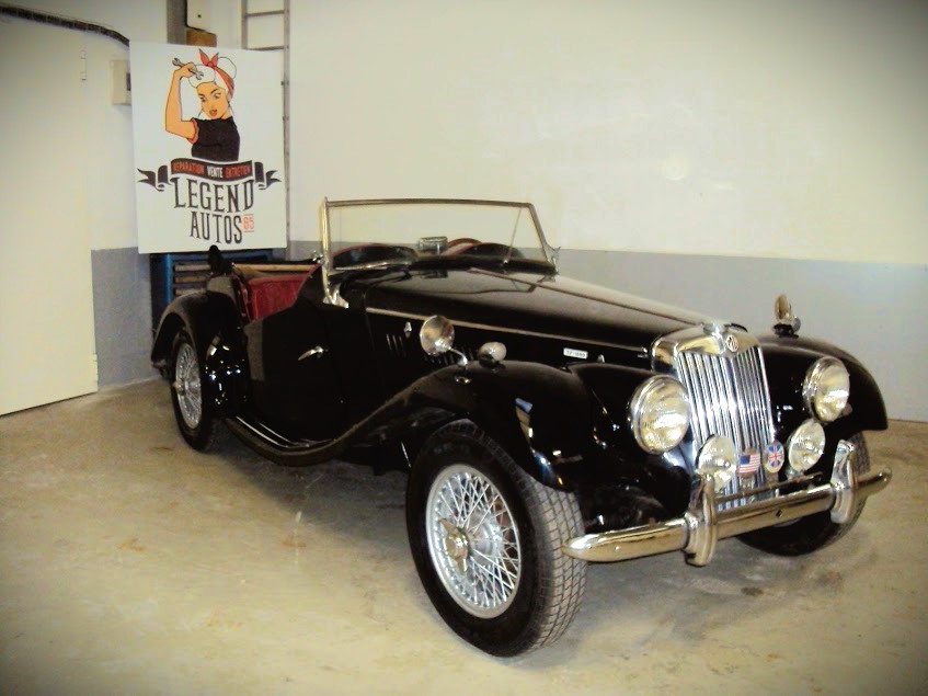 MG TF 1955, roaster 1500 équipée GMP 1800.