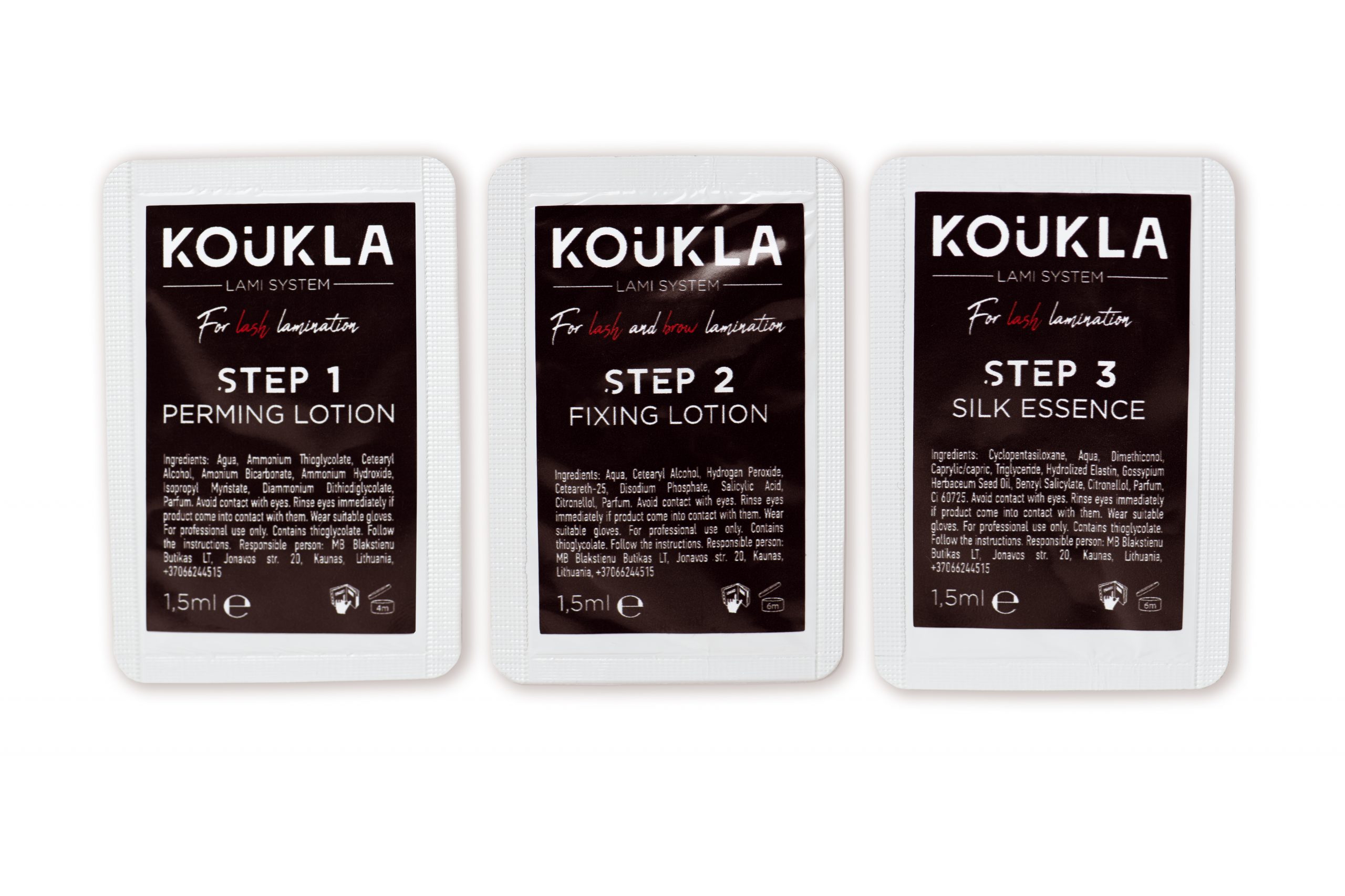 KOUKLA MINI rinkinys blakstienoms