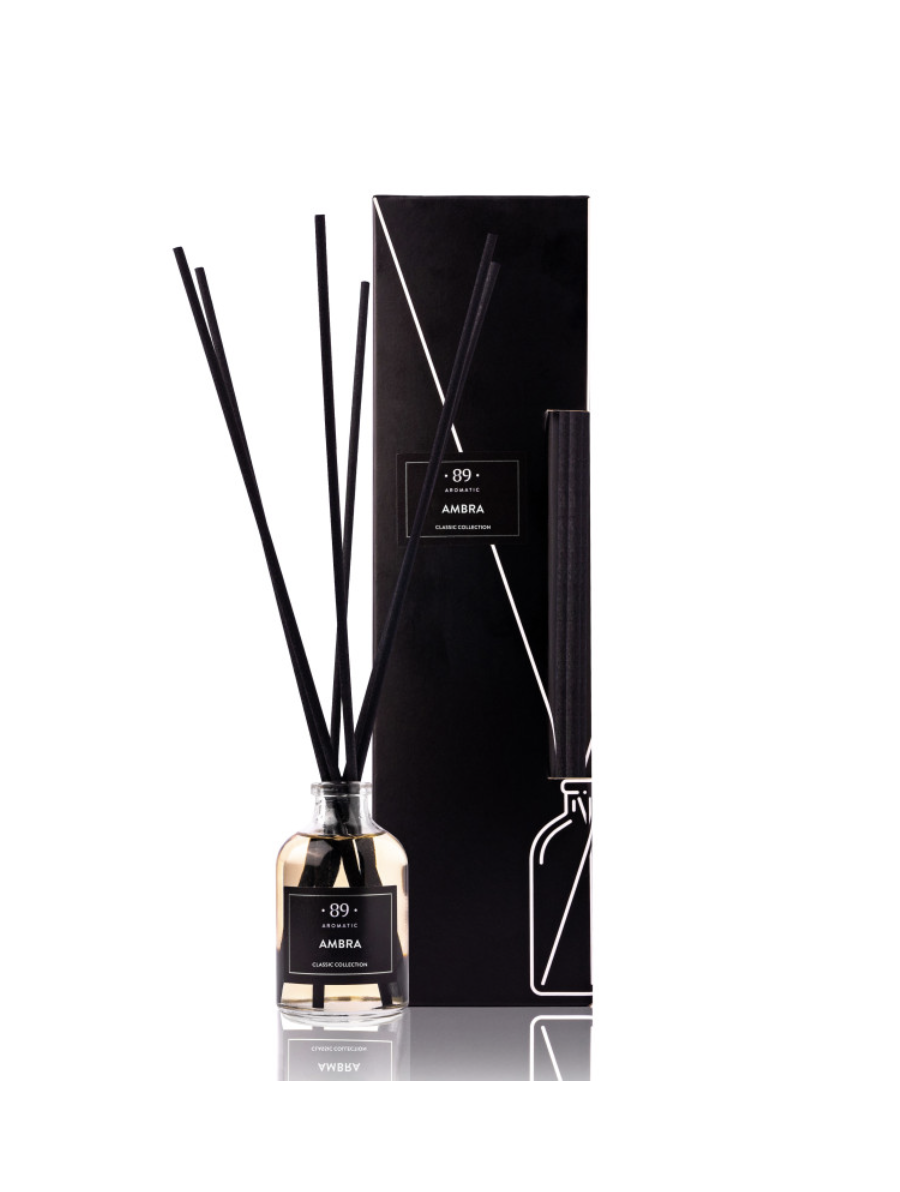 Namų kvapas su lazdelėmis Ambra (classic) 